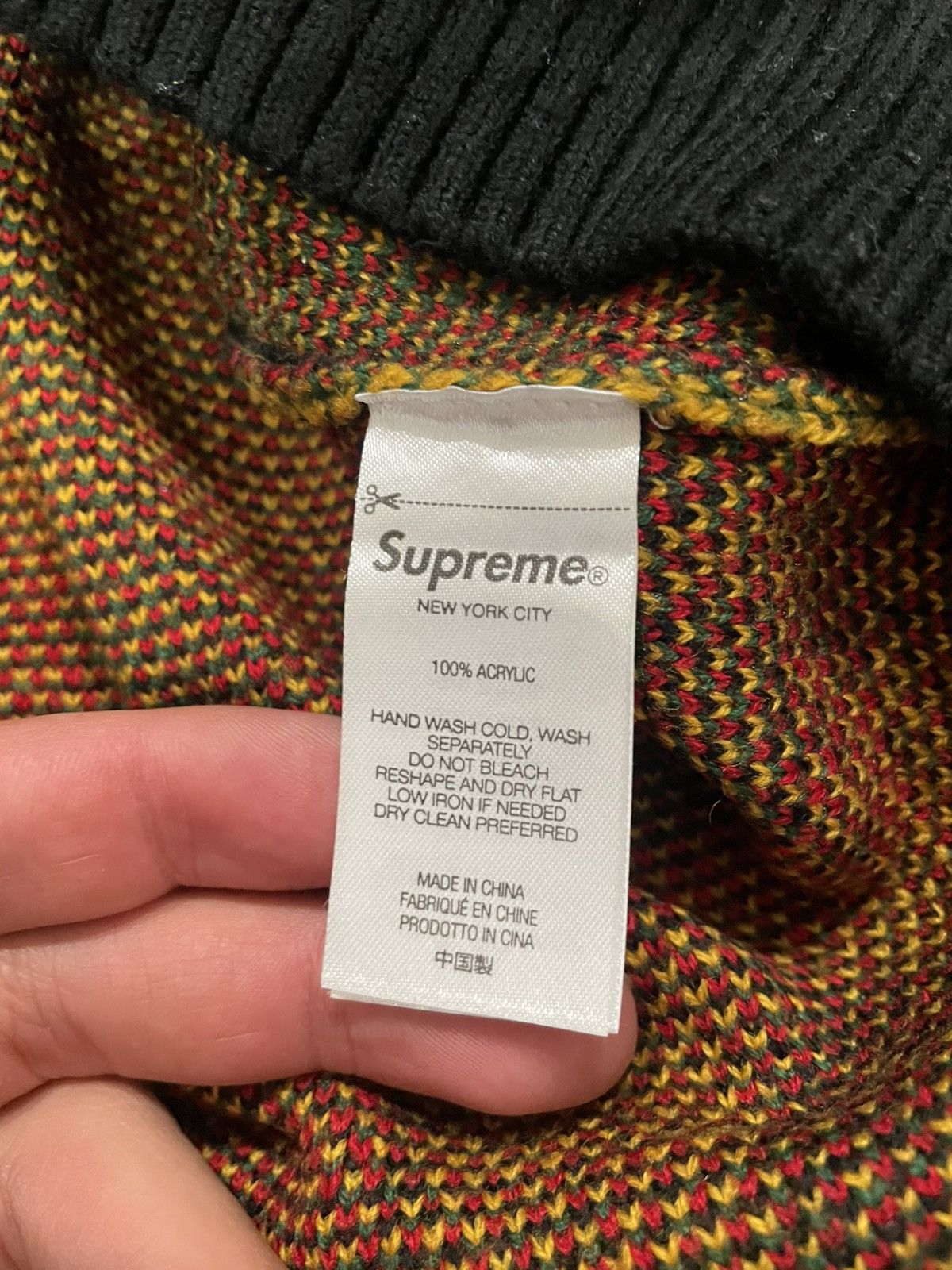 Supreme Supreme Scarf Sweater (Large) Size US L / EU 52-54 / 3 - 4 Thumbnail