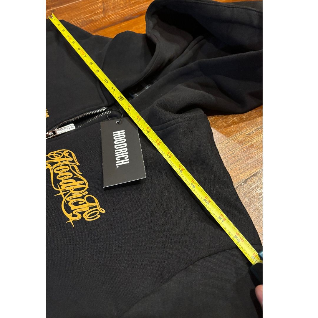 Hoodrich Hoodrich Black Zip-Up Hoodie Size US L / EU 52-54 / 3 - 4 Thumbnail