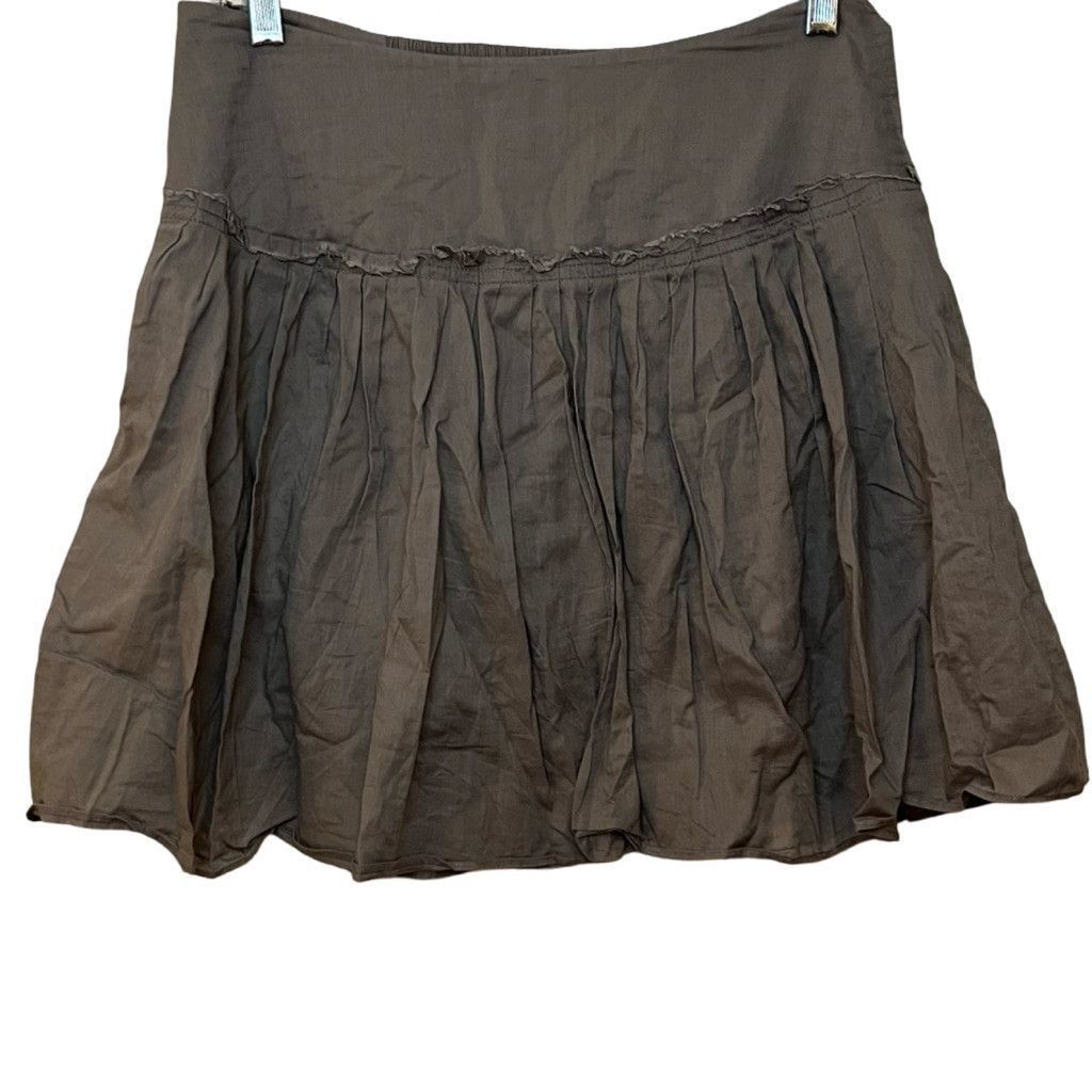 Banana Republic Banana Republic Drop Low Waist Cotton Pleated Mini Skirt 2 Size 26" / US 2 / IT 38 - 4 Thumbnail