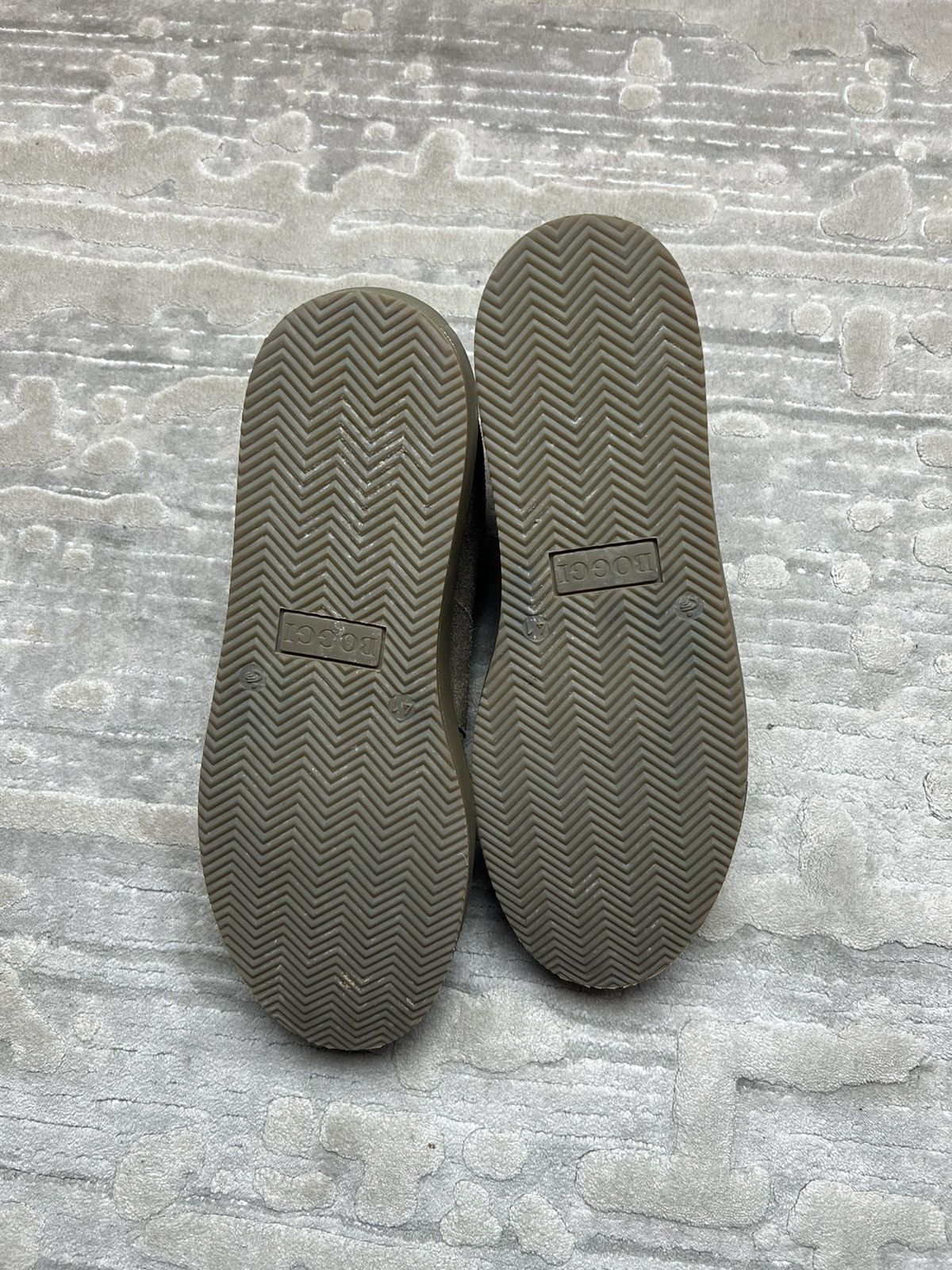 Boggi milano suede shoes classic streetwear green