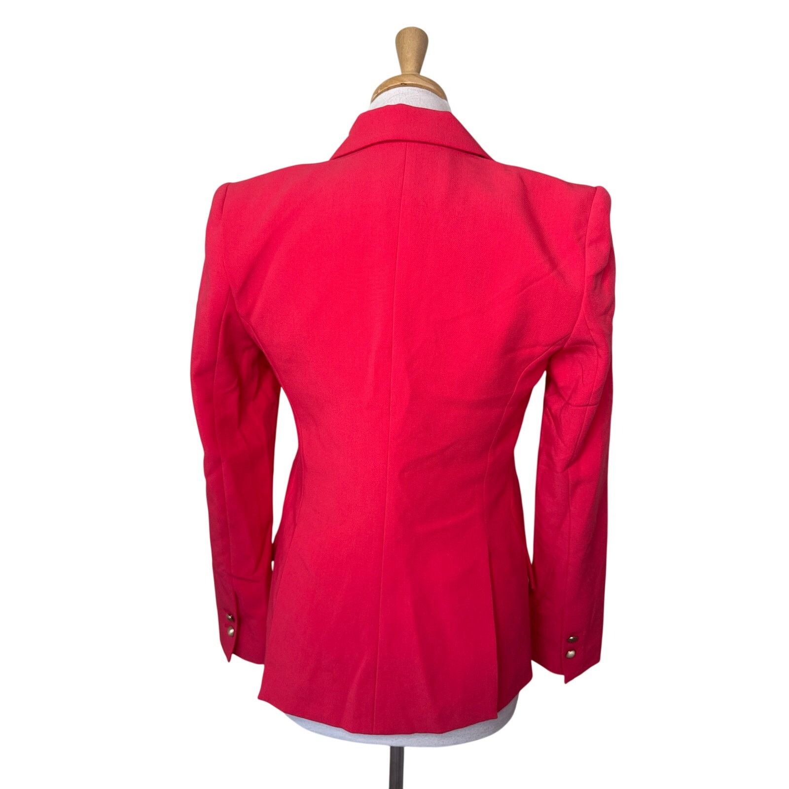 L'AGENCE L’Agence Chamberlain Blazer Jacket in Hibiscus Coral Red Size XS / US 0-2 / IT 36-38 - 4 Thumbnail