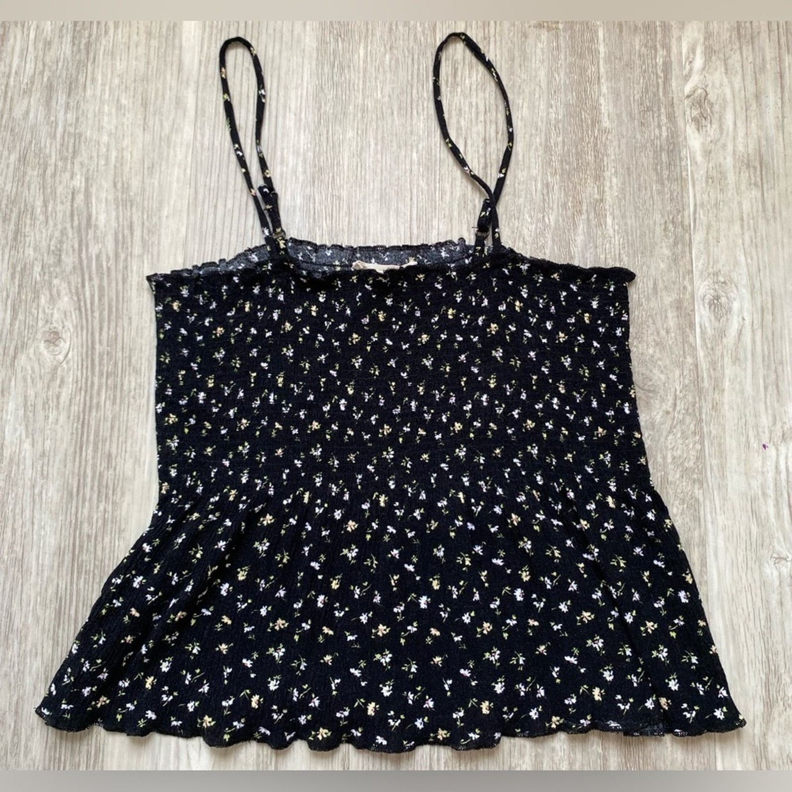 Other LA Hearts | Ditsy Floral Peplum Crop Top | Medium Size M / US 6-8 / IT 42-44 - 2 Thumbnail