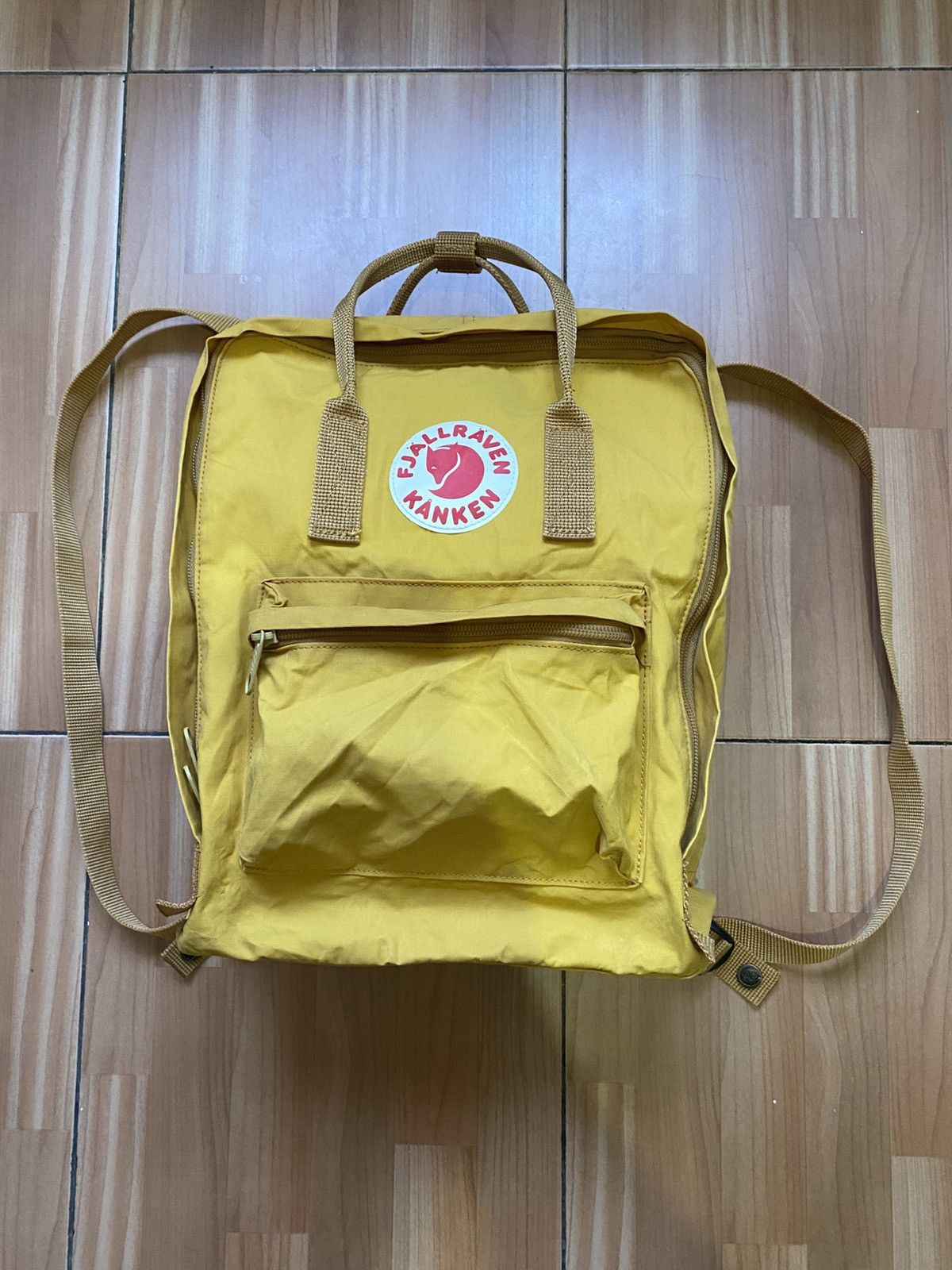 Fjallraven Kanken Classic Backpack Ochre Yellow Laptop School Travel Bag FJÄLLRÄVEN - Kånken 17 main image 2