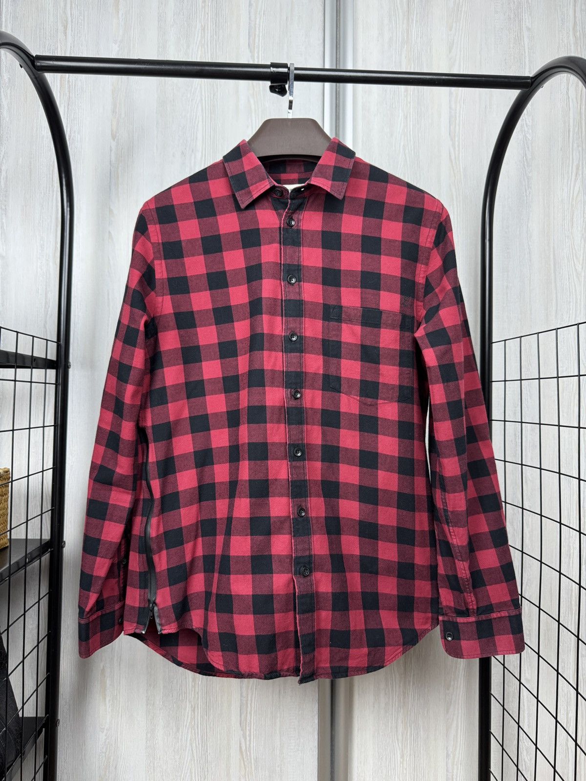 Zadig & Voltaire Zadig & Voltaire Paris checkered flannel side zipper shirt Size US M / EU 48-50 / 2 - 1 Thumbnail