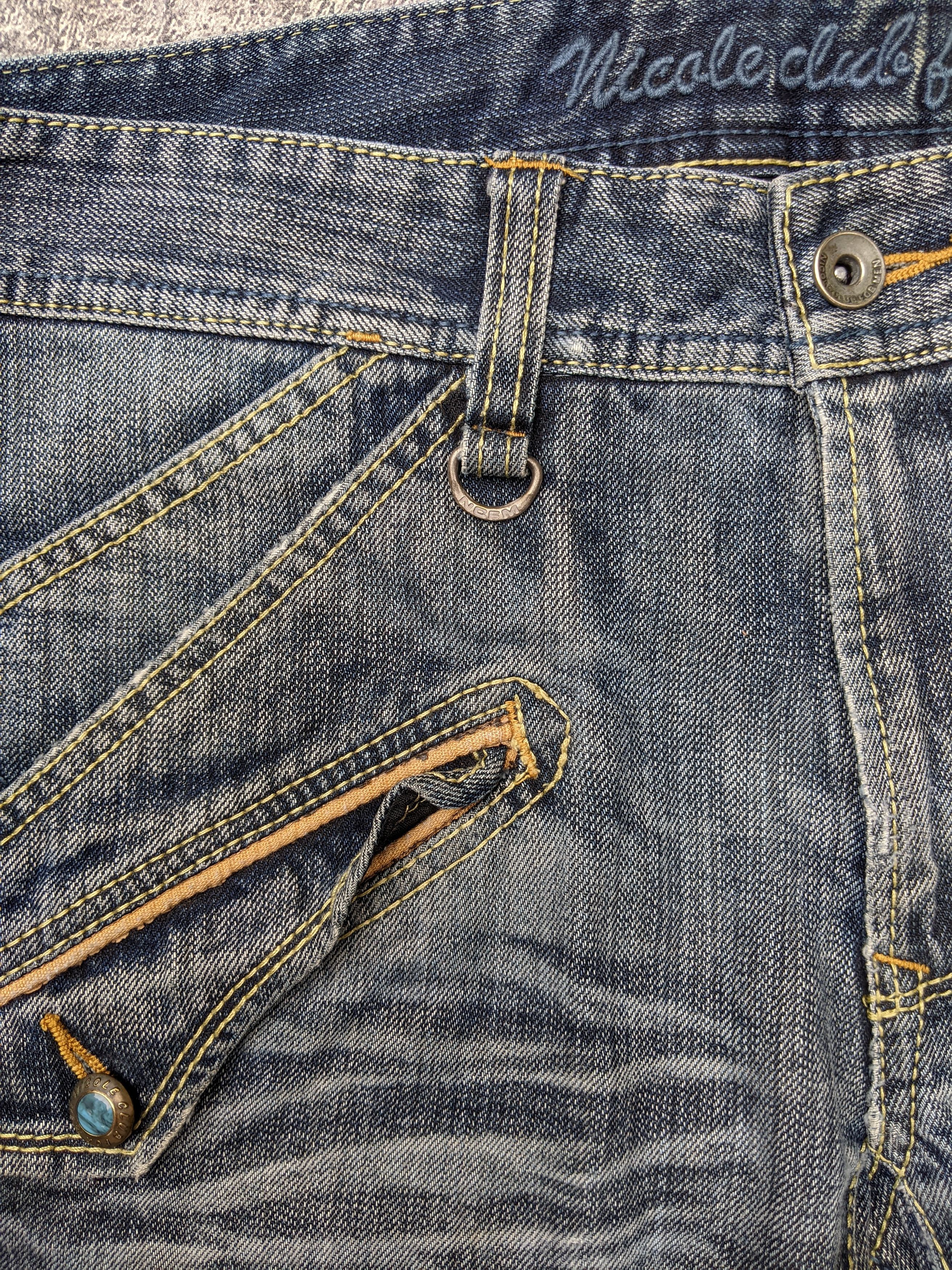 Nicole Club NCFM Nicole Club For Men Distressed Wishkers Jeans Size US 32 / EU 48 - 8 Thumbnail