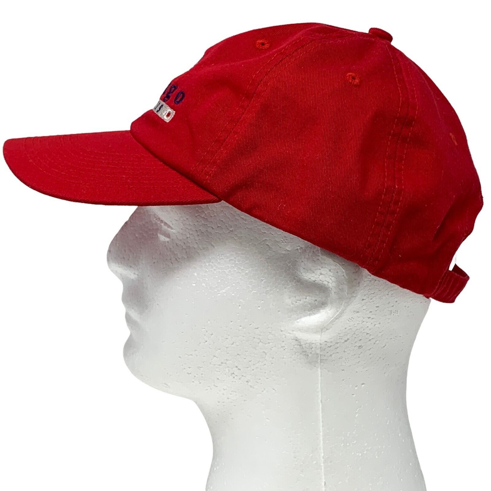 Perrin Chicago Illinois Dad Hat Cap Red Sailboat Nautical 6 Panel Size ONE SIZE - 6 Thumbnail