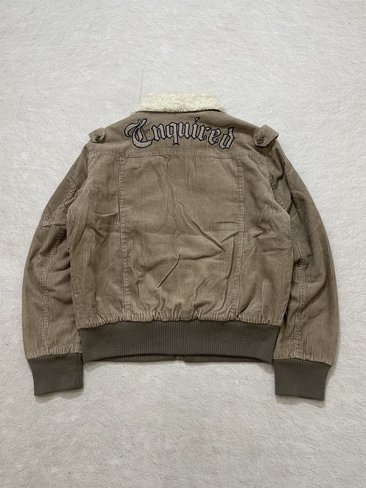Le Grande Bleu (L.G.B.) 00s Ask Enquired Corduroy Sherpa Collar Jacket Hysteric Y2K Size US XXL / EU 58 / 5 - 8 Thumbnail