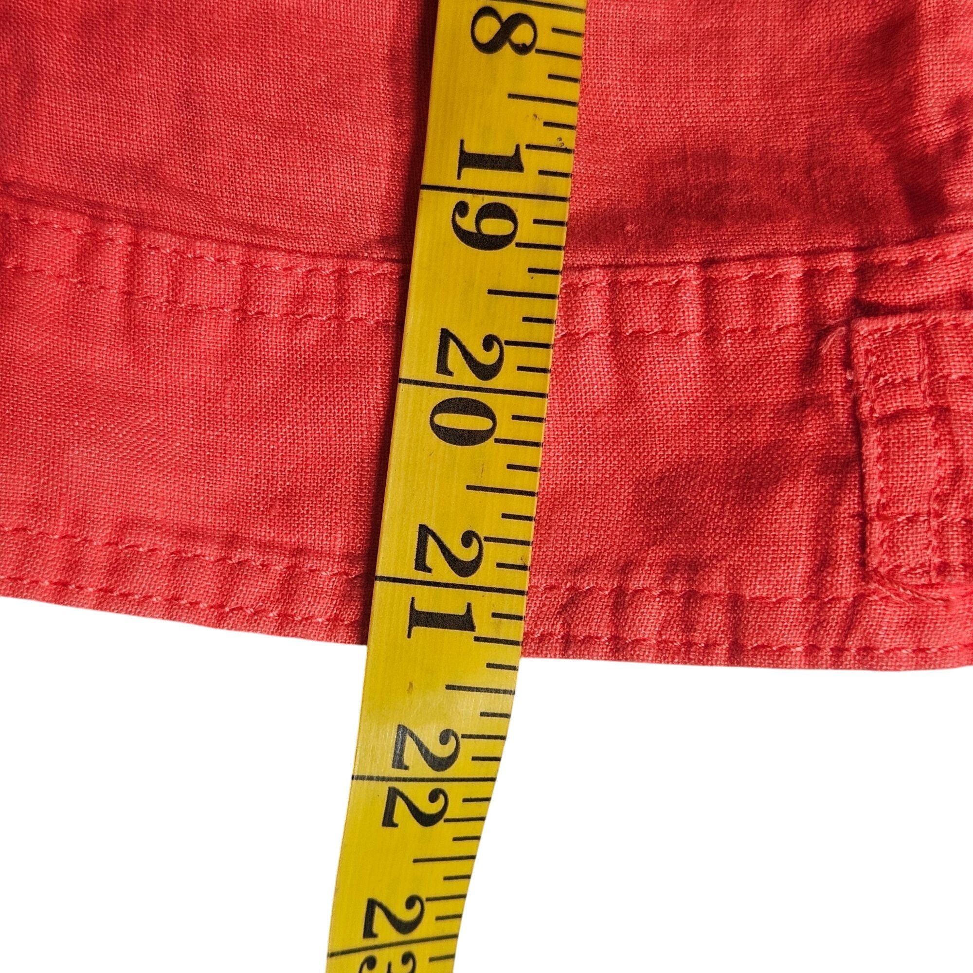 Other Jones & Co Women Coral Linen Jacket M Vacation Core Coastal Size L / US 10 / IT 46 - 9 Thumbnail