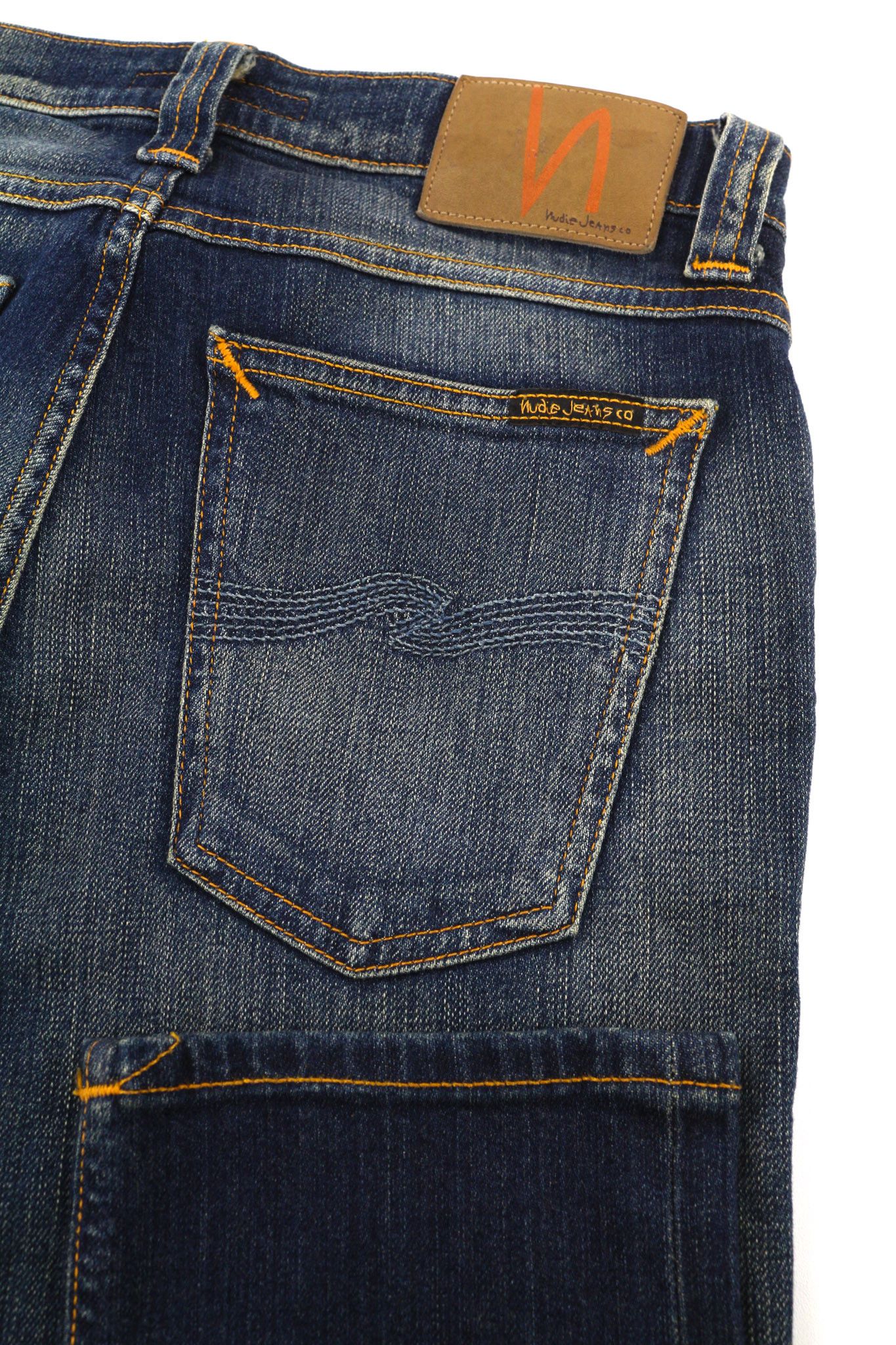 Nudie Jeans TUBE TOM W28/L34 Golden Indigo Organic Blue Jeans 81621 Size US 28 / EU 44 - 5 Thumbnail