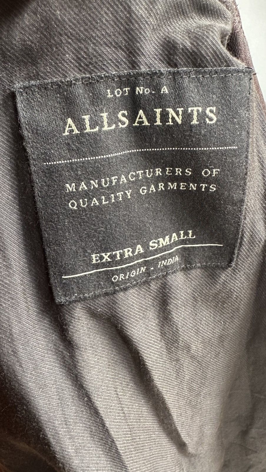 Allsaints All Saints Biker Conroy Lamb Leather Jacket XS Brown Size US XS / EU 42 / 0 - 8 Thumbnail