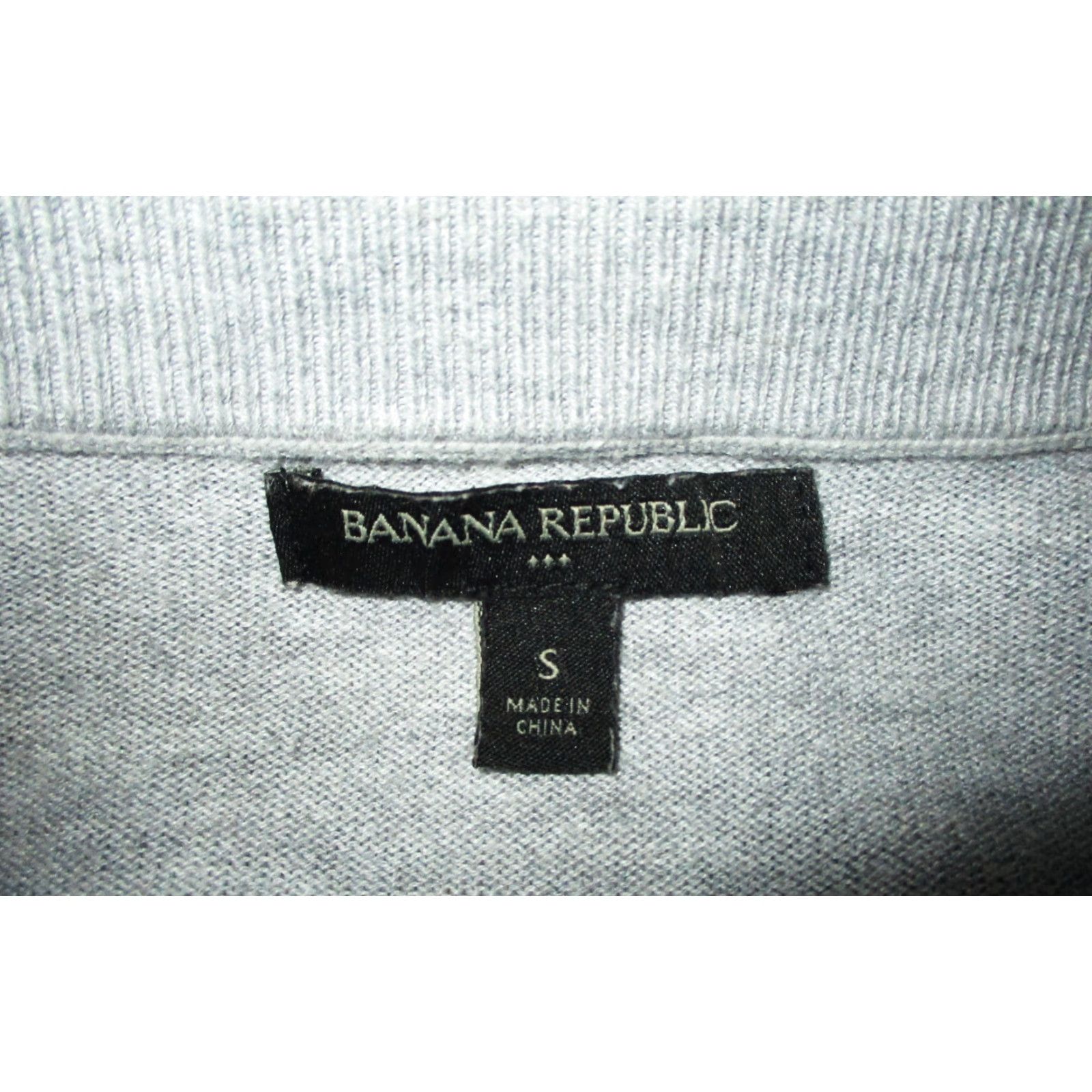 Banana Republic Banana Republic Gray Blue Cotton Long Sleeve Sweater S Women Crew Neck Pullover All Seasons Size S / US 4 / IT 40 - 6 Thumbnail