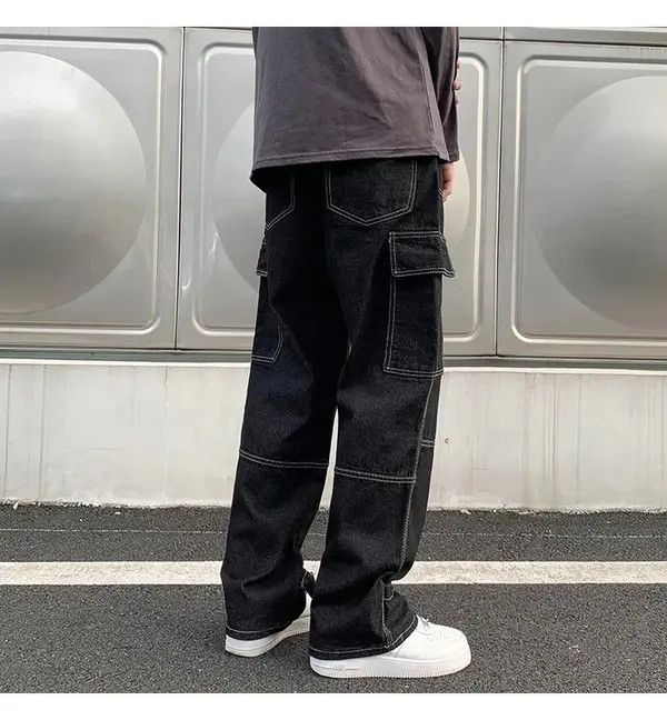 VIBE Skateboard Baggy Carpenter Denim Jeans Cargo y2k Size US 32 / EU 48 - 4 Thumbnail