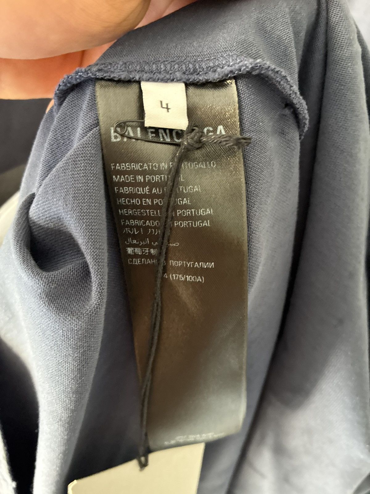 Balenciaga Balenciaga 3B Stencil Oversized T Shirt Size US XL / EU 56 / 4 - 12 Thumbnail