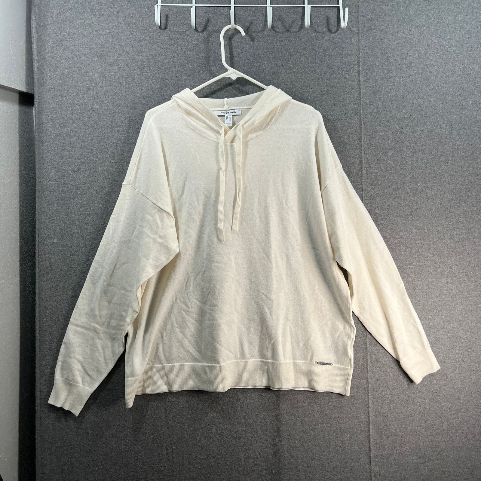 Other Peace Love World Pure Love Travel Pullover Pristine Ivory Size L / US 10 / IT 46 - 1 Thumbnail