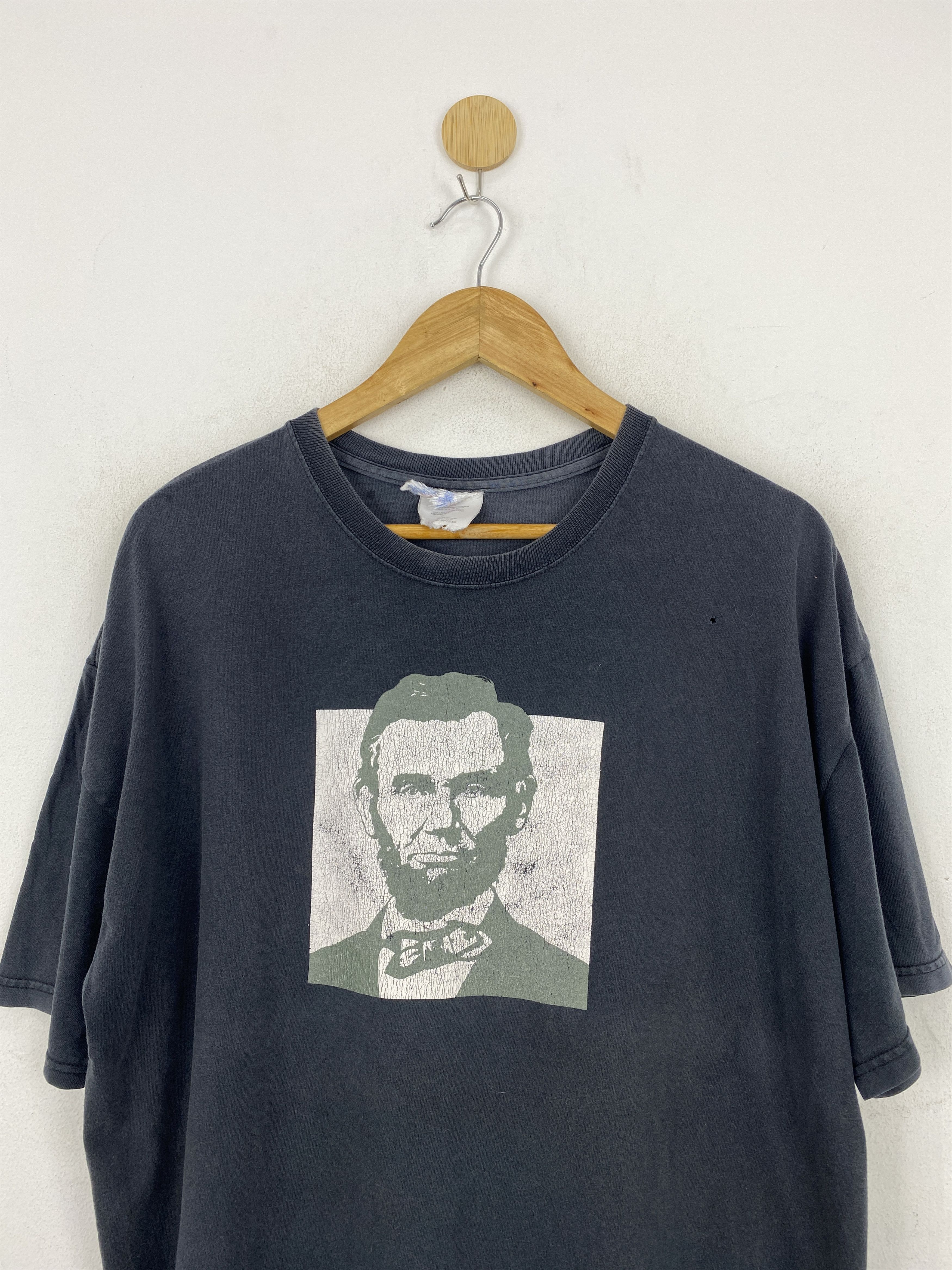 President's × Vintage Vintage Abraham Lincoln America President T-Shirt TA0542 Size US L / EU 52-54 / 3 - 2 Thumbnail