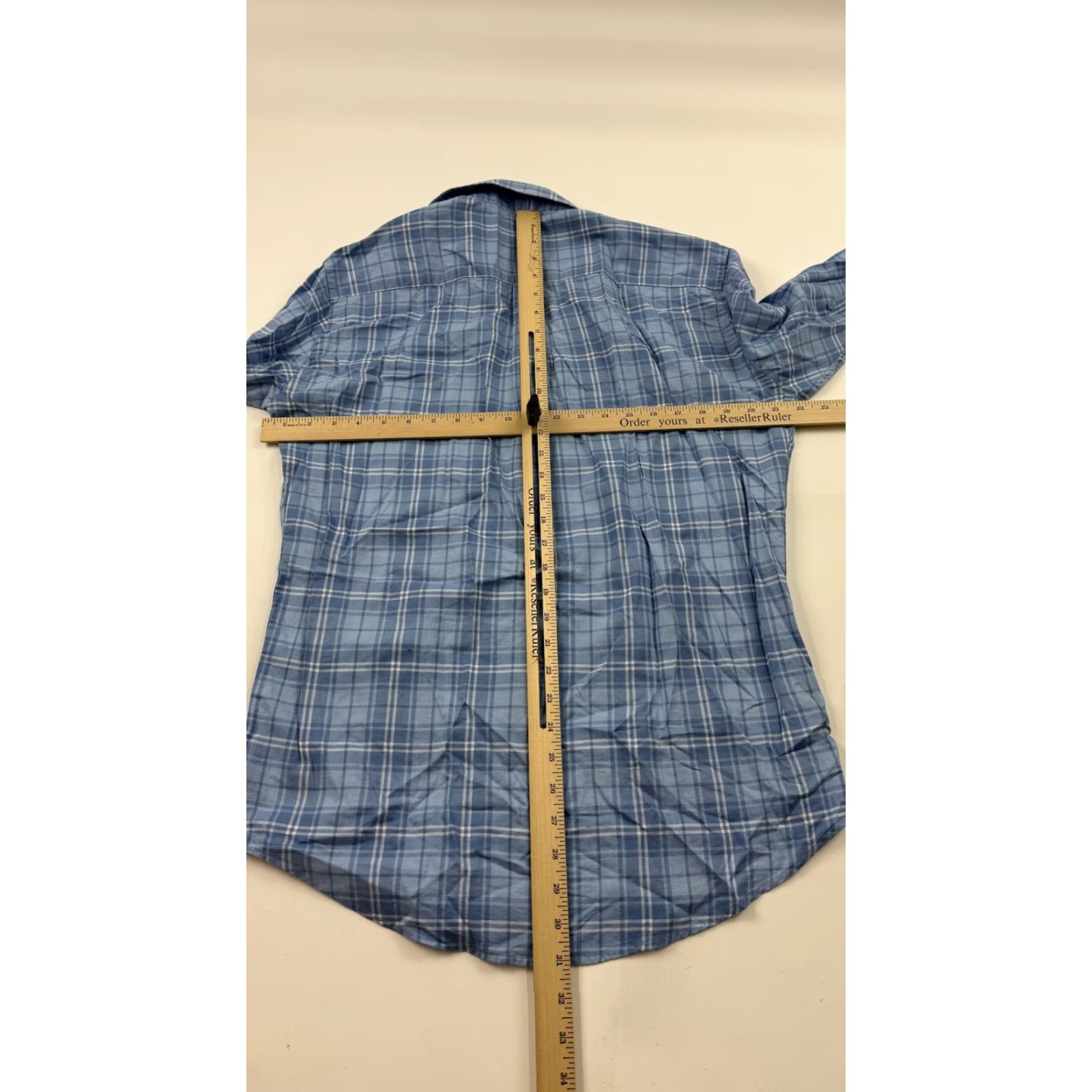 Peter Millar Peter Millar Shirt Mens Medium Blue Plaid Classic Fit 100% Cotton Button Down Size US M / EU 48-50 / 2 - 7 Thumbnail