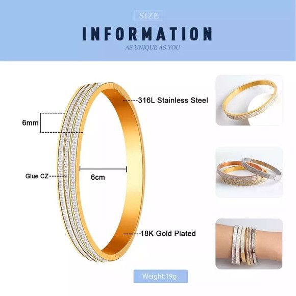 Other Stainless Steel Cuff Bracelet For Women Size ONE SIZE - 2 Thumbnail