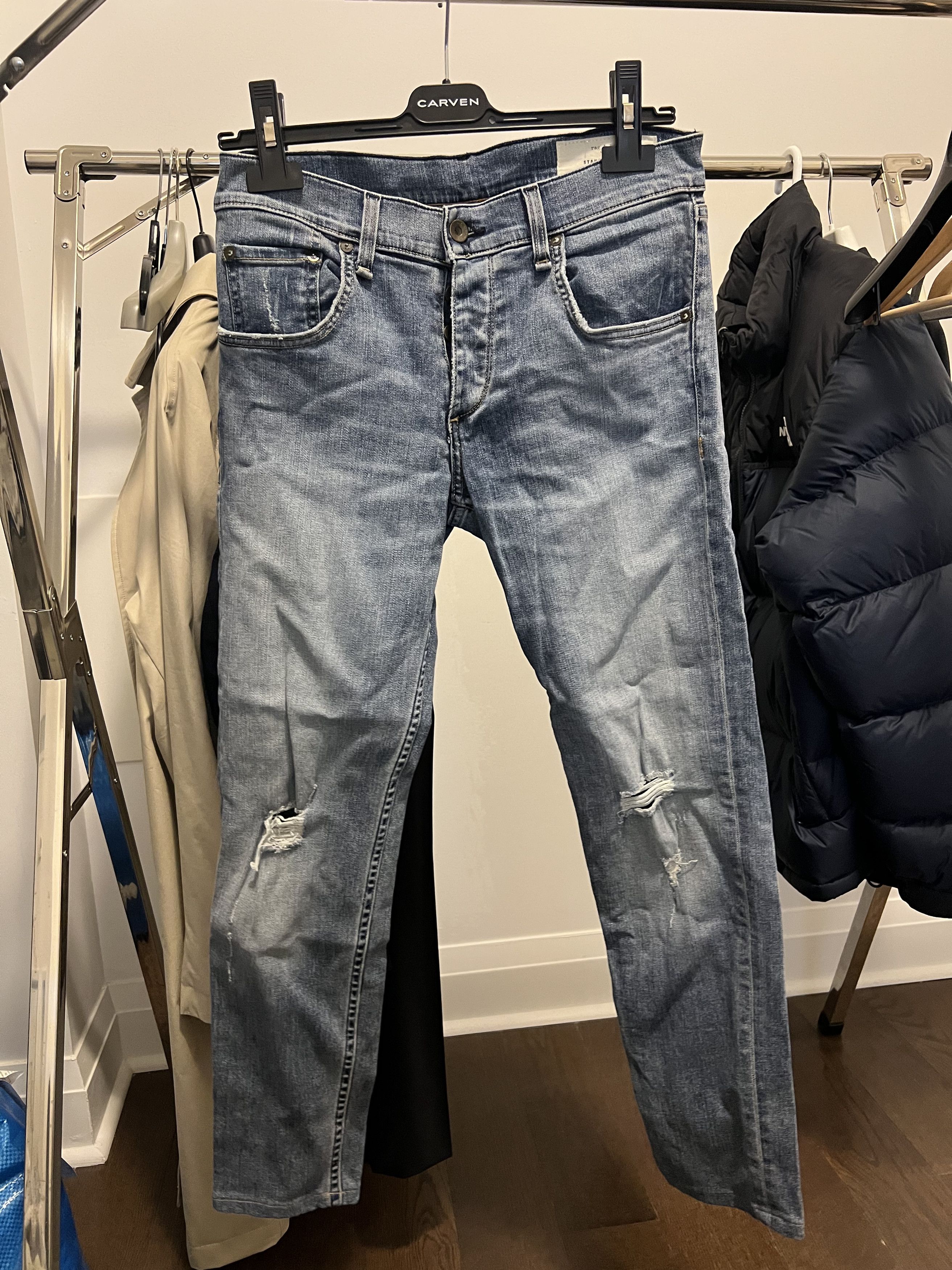 Rag & Bone Fit 1 Skinny Leg Ripped Jeans - US30 Size US 30 / EU 46 - 1 Thumbnail