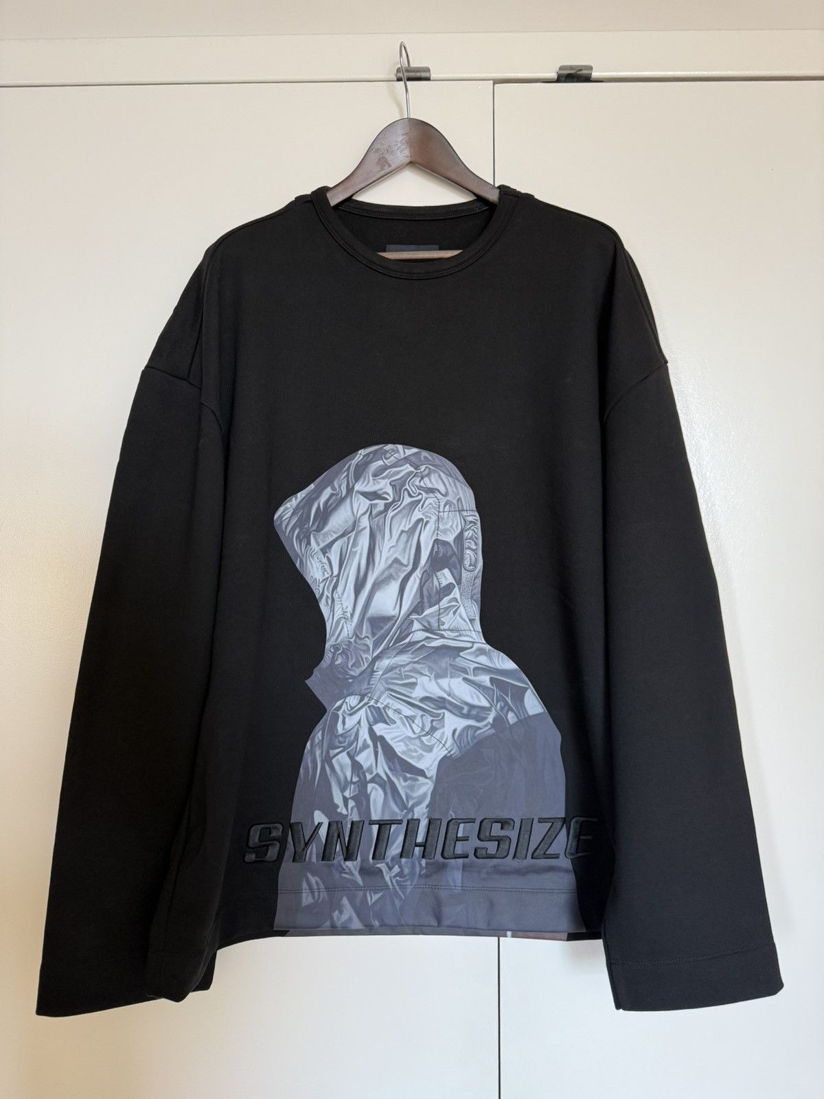 juun.j スウェット Juun.J バイカラースウェットシャツ | ブラック | FARFETCH JP