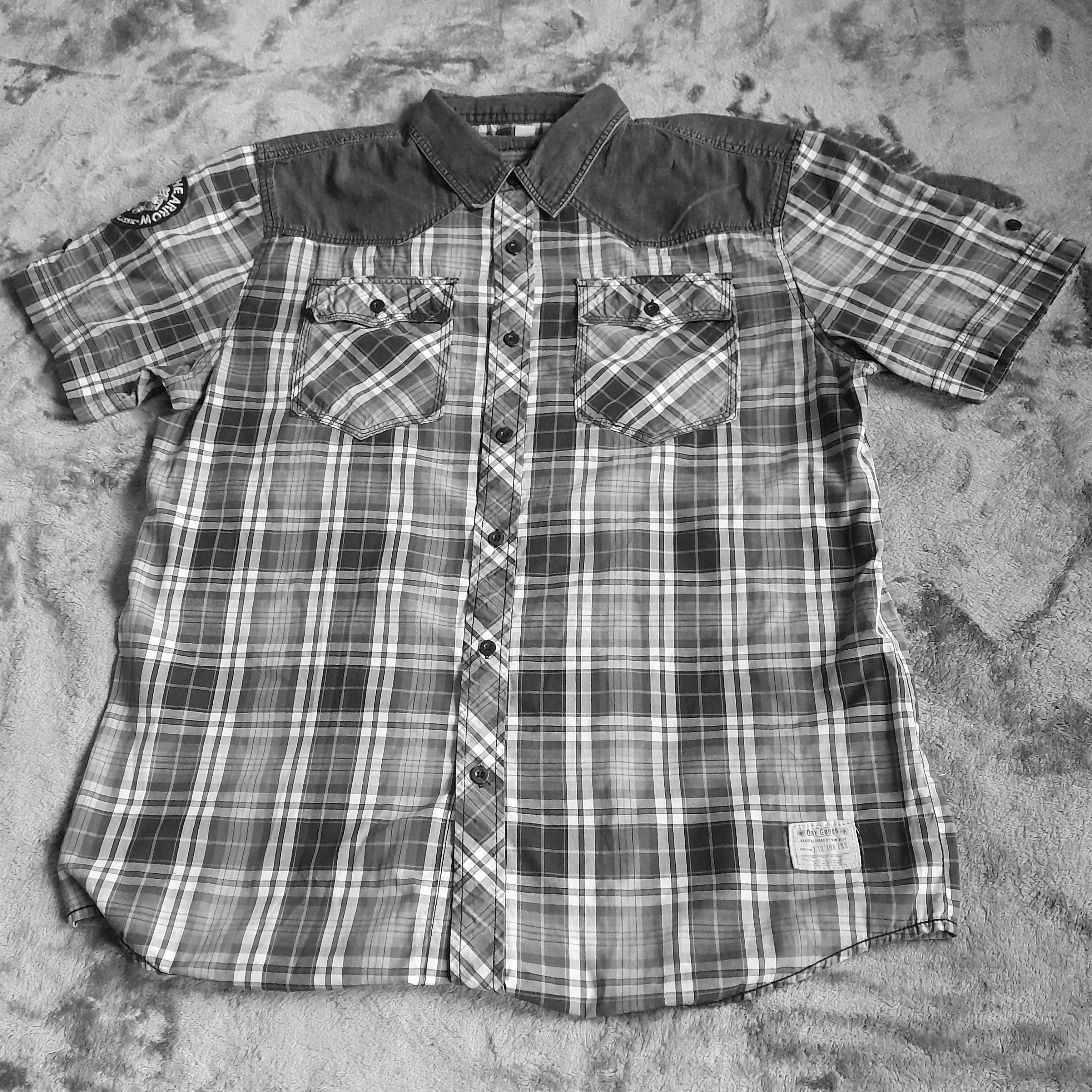 Springfield Raw Blue Springfield Classic Men's Plaid Shirt Size US XXL / EU 58 / 5 - 1 Thumbnail