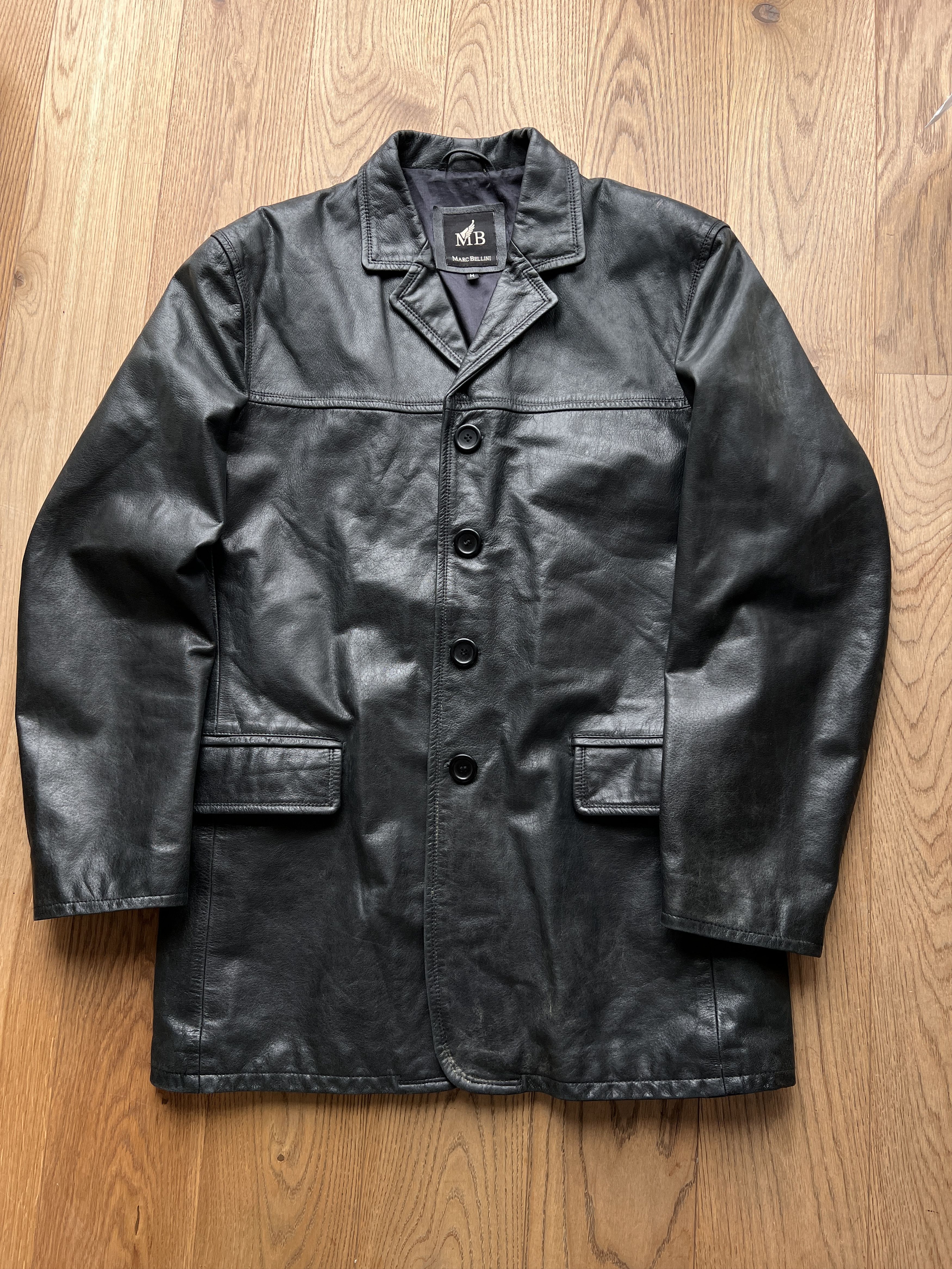 If Six Was Nine VTG 90s soft leather jacket coat opium japanese baggy boxy Size US M / EU 48-50 / 2 - 3 Thumbnail