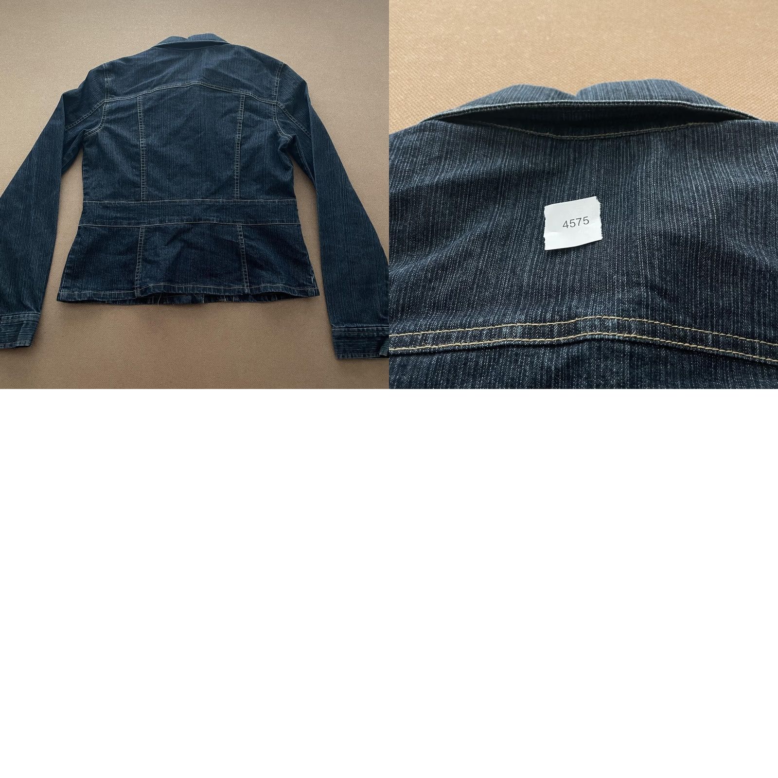 Bill Blass Bill Blass Jeanswear Jacket Womens Petite Medium Blue Denim Western Fitted PM Jacket Size 32" / US 10 / IT 46 - 8 Thumbnail