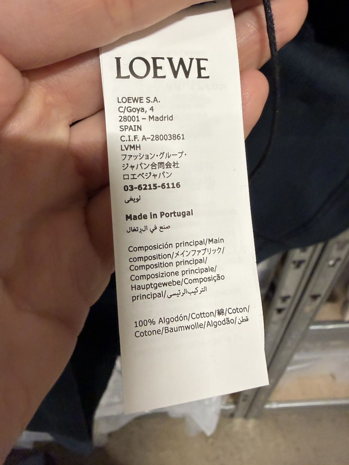 Loewe Loewe Logo Pocket T-Shirt NEW 650$ Size US M / EU 48-50 / 2 - 4 Thumbnail