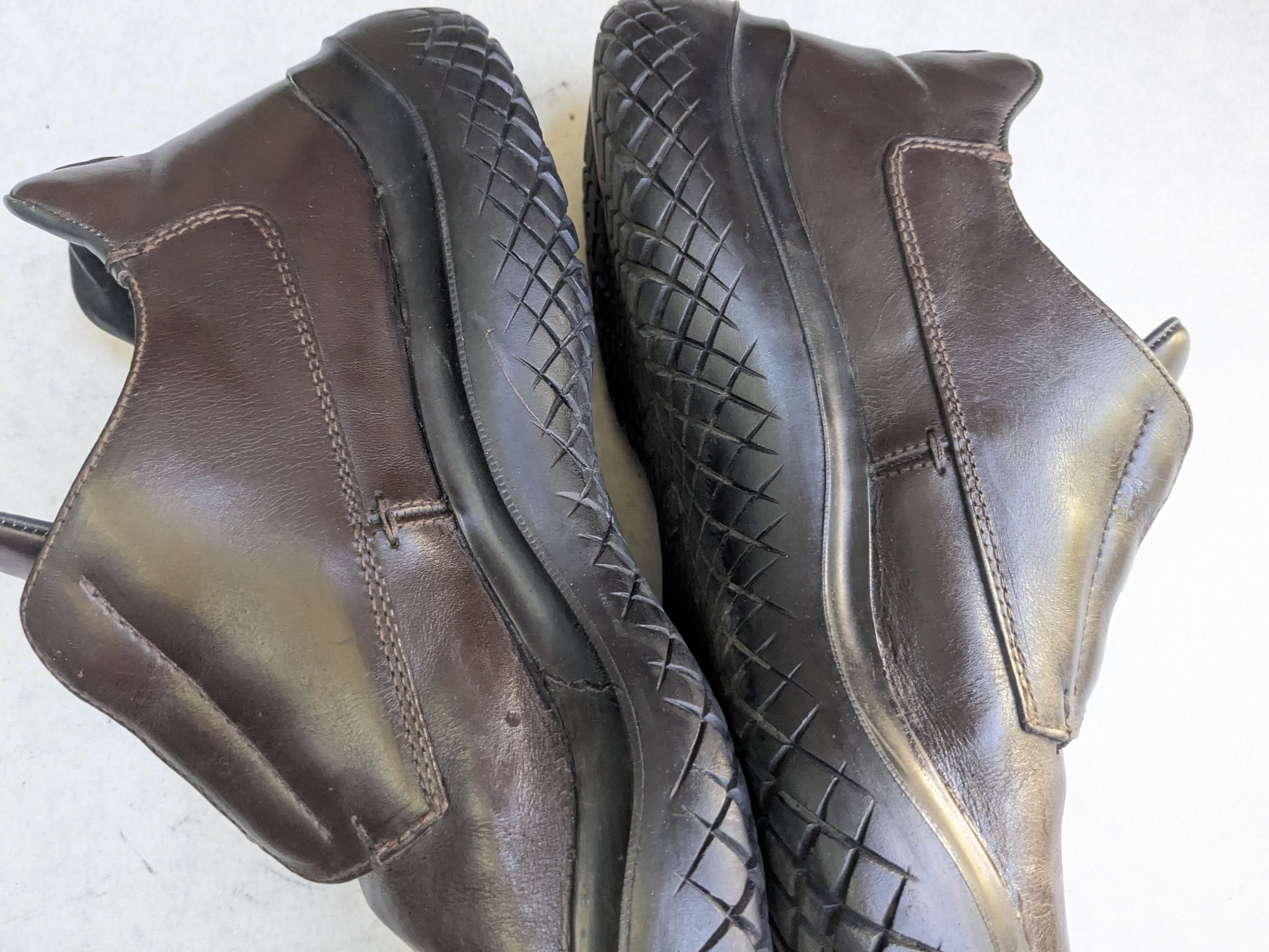 Prada Prada Sneakers Brown 13 Leather Chunky Platform Y2K Size US 13 / EU 46 - 11 Thumbnail
