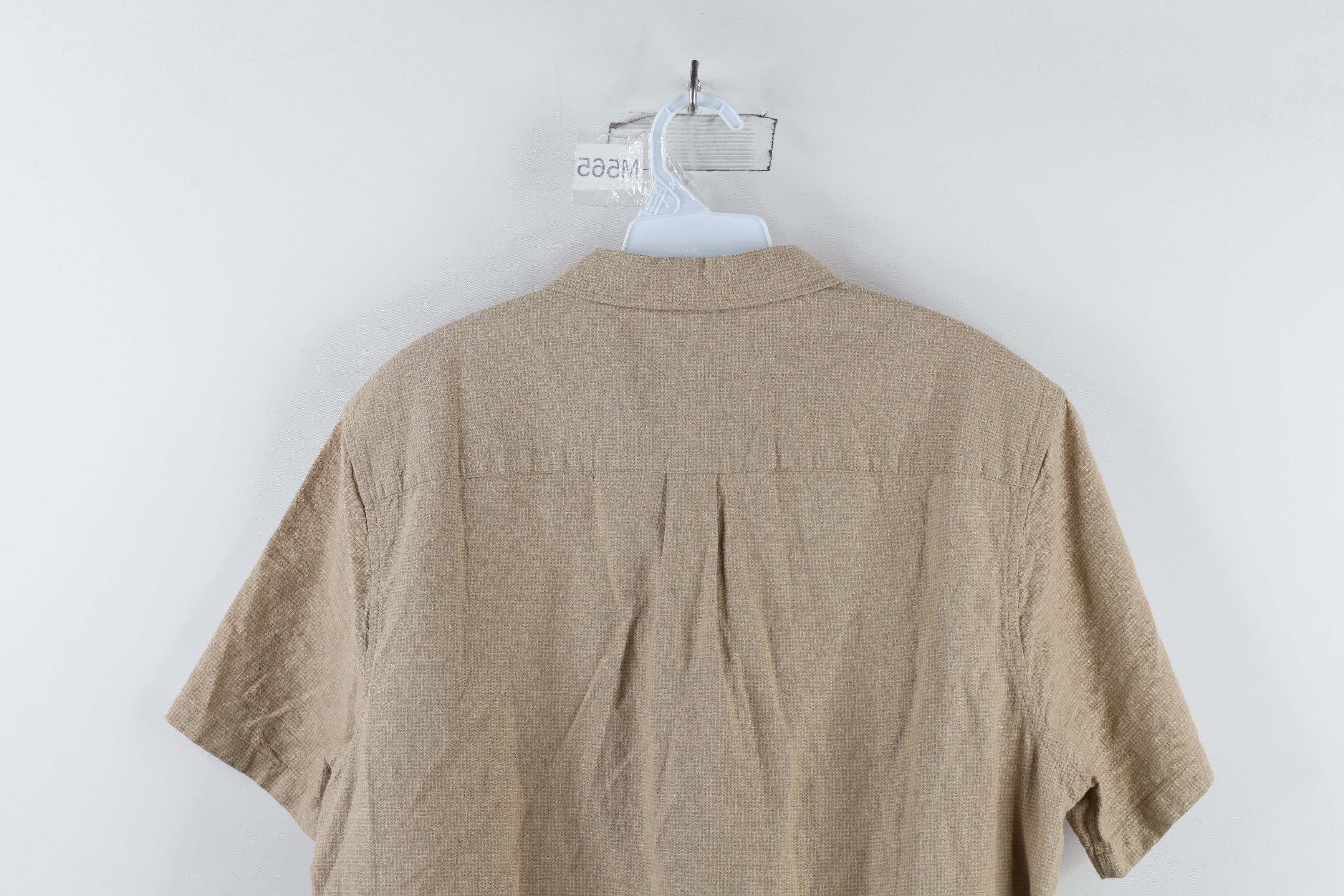 Madewell × Vintage Madewell Fit Linen Blend Short Sleeve Collared Button Shirt Size US M / EU 48-50 / 2 - 9 Thumbnail