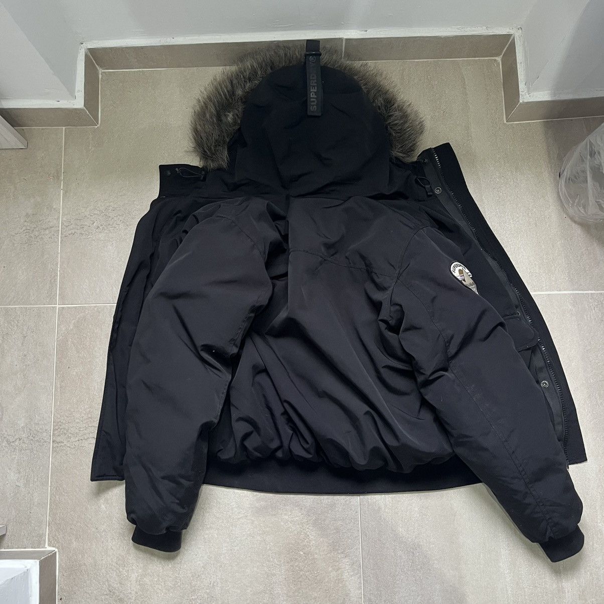 Superdry Superdry Jacket with Fur Size US S / EU 44-46 / 1 - 5 Thumbnail