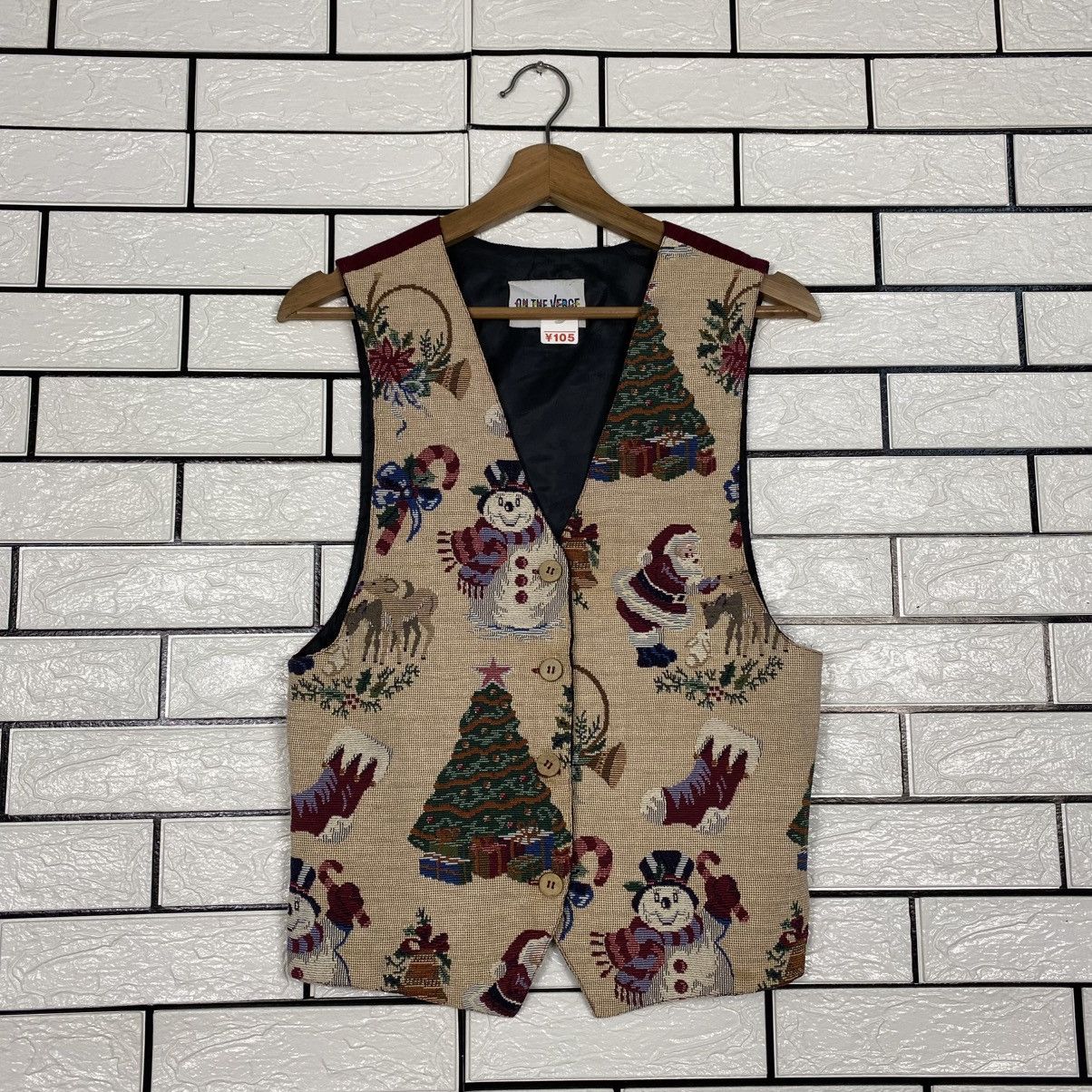 Japanese Brand 📌Vintage Waist Coats On The Verge Full Print Issey Miyake Size US M / EU 48-50 / 2 - 2 Thumbnail
