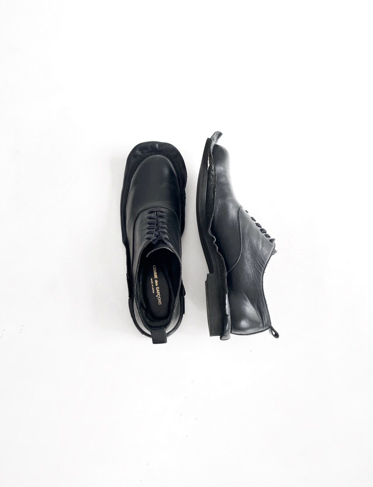 Comme des Garcons × Comme des Garcons Homme Plus ❌Comme des garcons 2010AW unfinished archive derby shoes Size US 8 / EU 41 - 6 Thumbnail