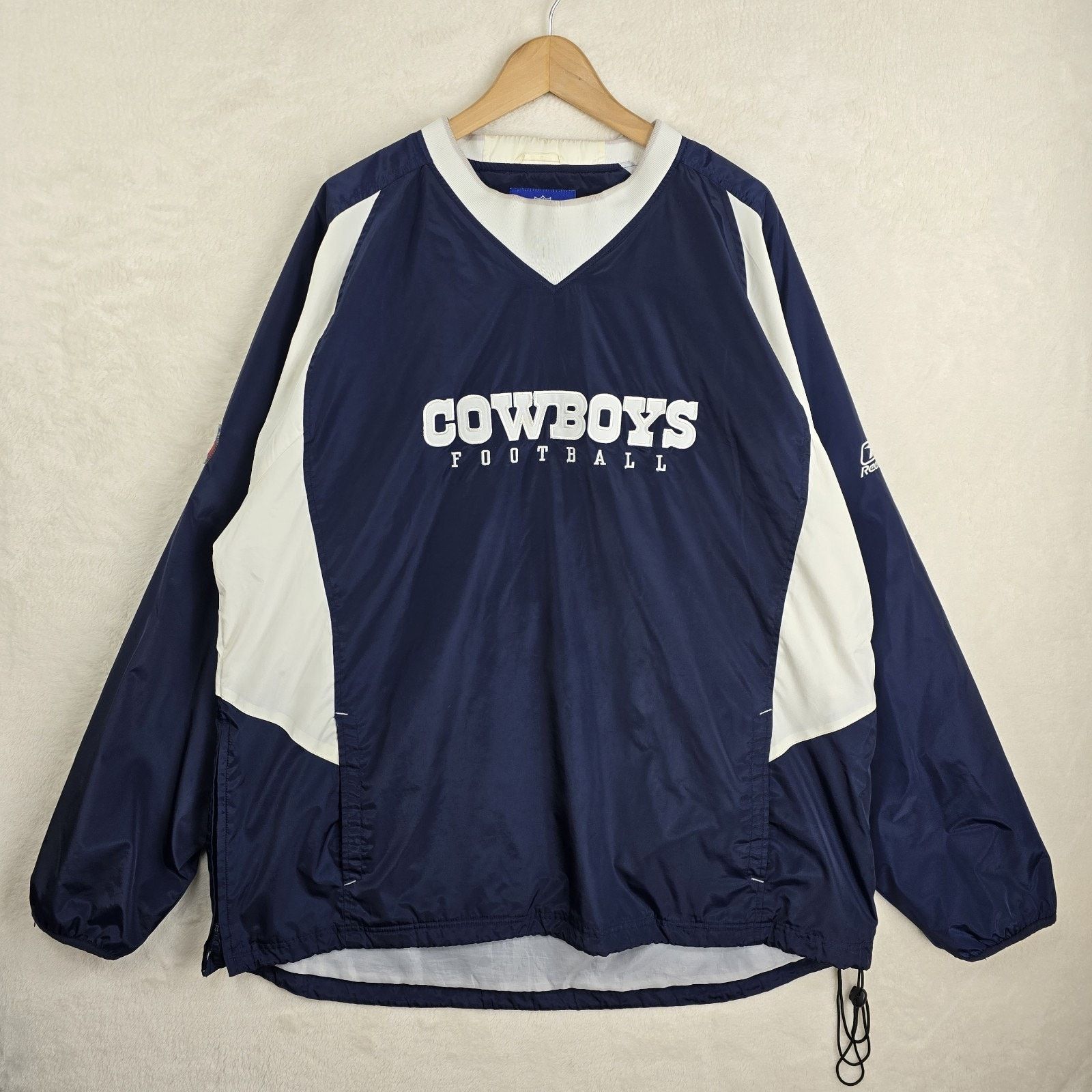 Reebok Vtg Dallas Cowboys Pullover Windbreaker Reebok Jacket 2XL Size US XXL / EU 58 / 5 - 2 Thumbnail
