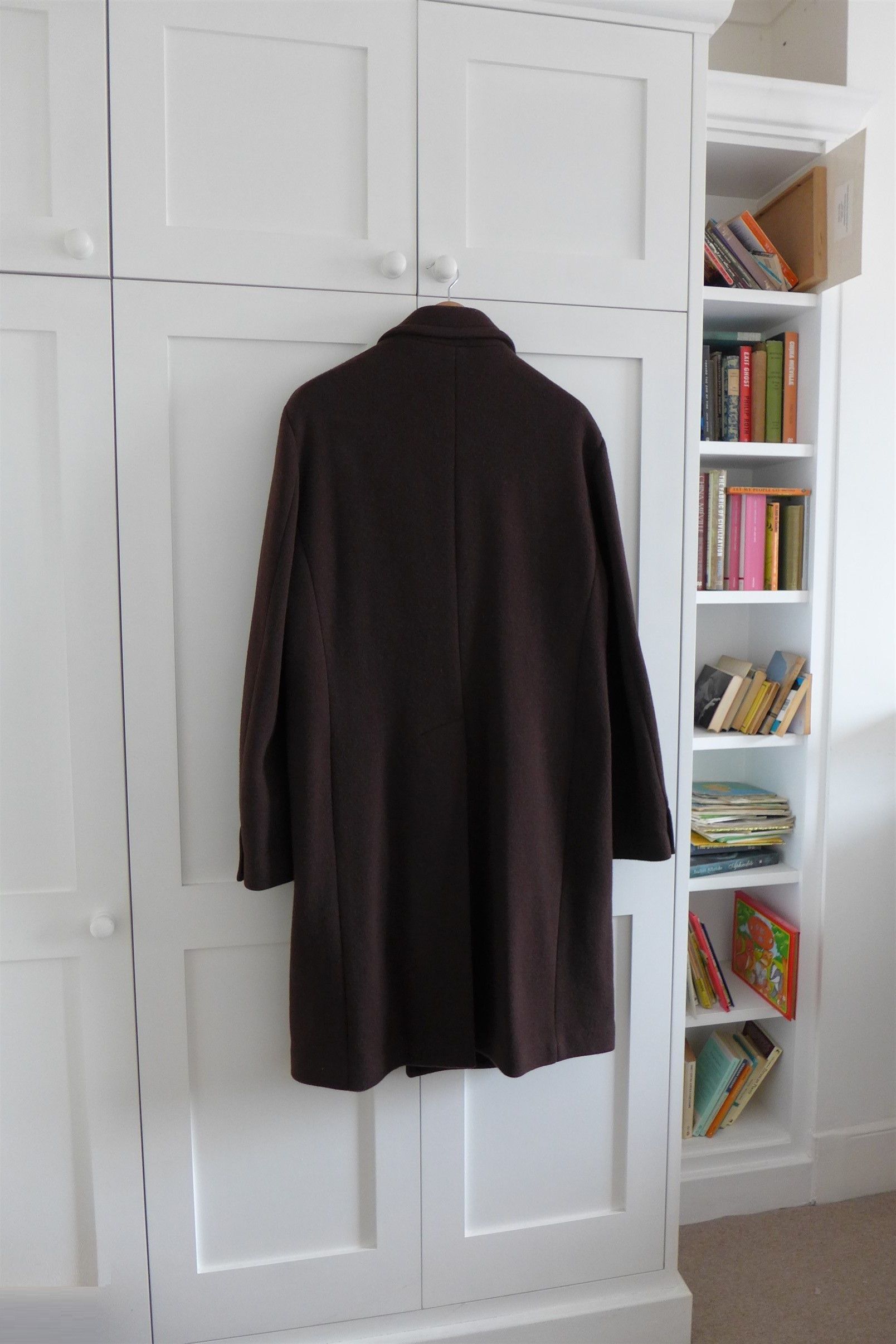 Barena Barena Double Breasted Overcoat - Brown Wool Size US L / EU 52-54 / 3 - 4 Thumbnail