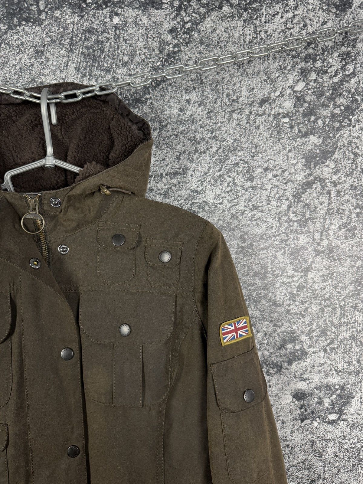 Barbour Barbour Winter Force Parka Wax Jacket Waxed Cotton Size UK 8 Size S / US 4 / IT 40 - 2 Thumbnail