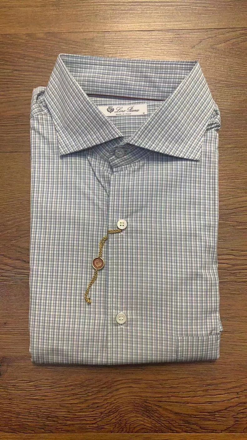 Loro Piana LORO PIANA Pure cotton men's shirts Size US M / EU 48-50 / 2 - 1 Thumbnail