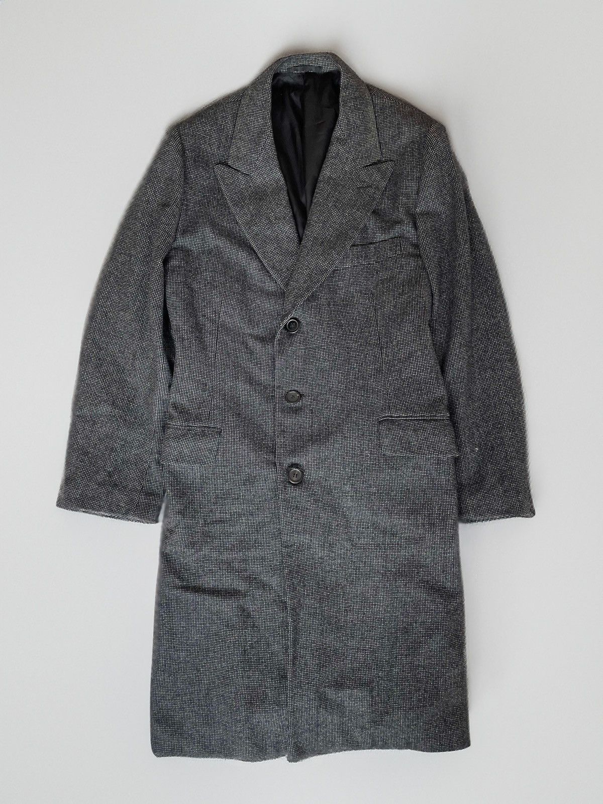 Prada Prada 2000 Lana Wool Grey overcoat Size US M / EU 48-50 / 2 - 2 Thumbnail