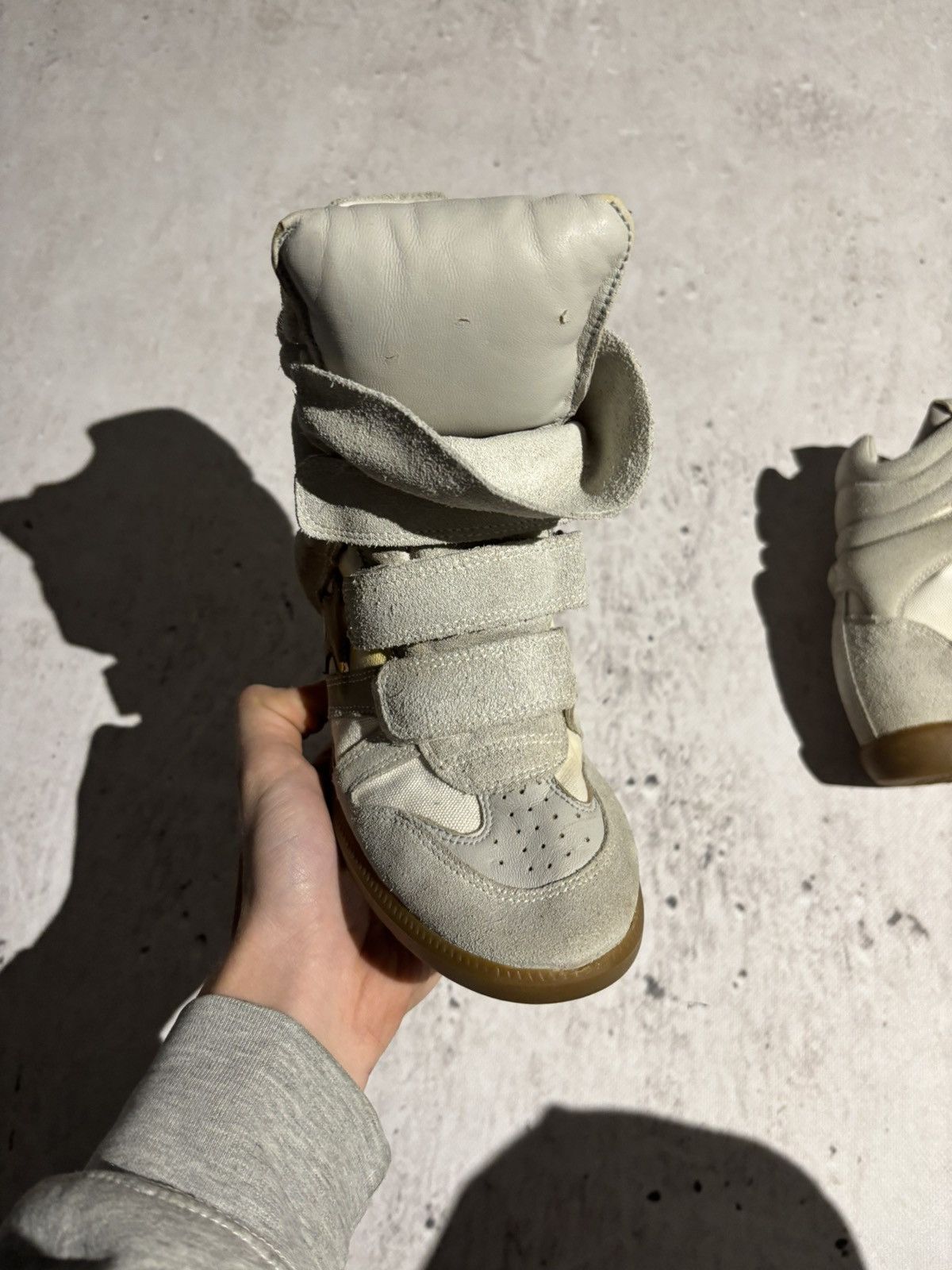 Isabel Marant Y2K Japan Style Isabel Marant Beckett High Top Sneakers Rare Size US 7 / IT 37 - 8 Thumbnail