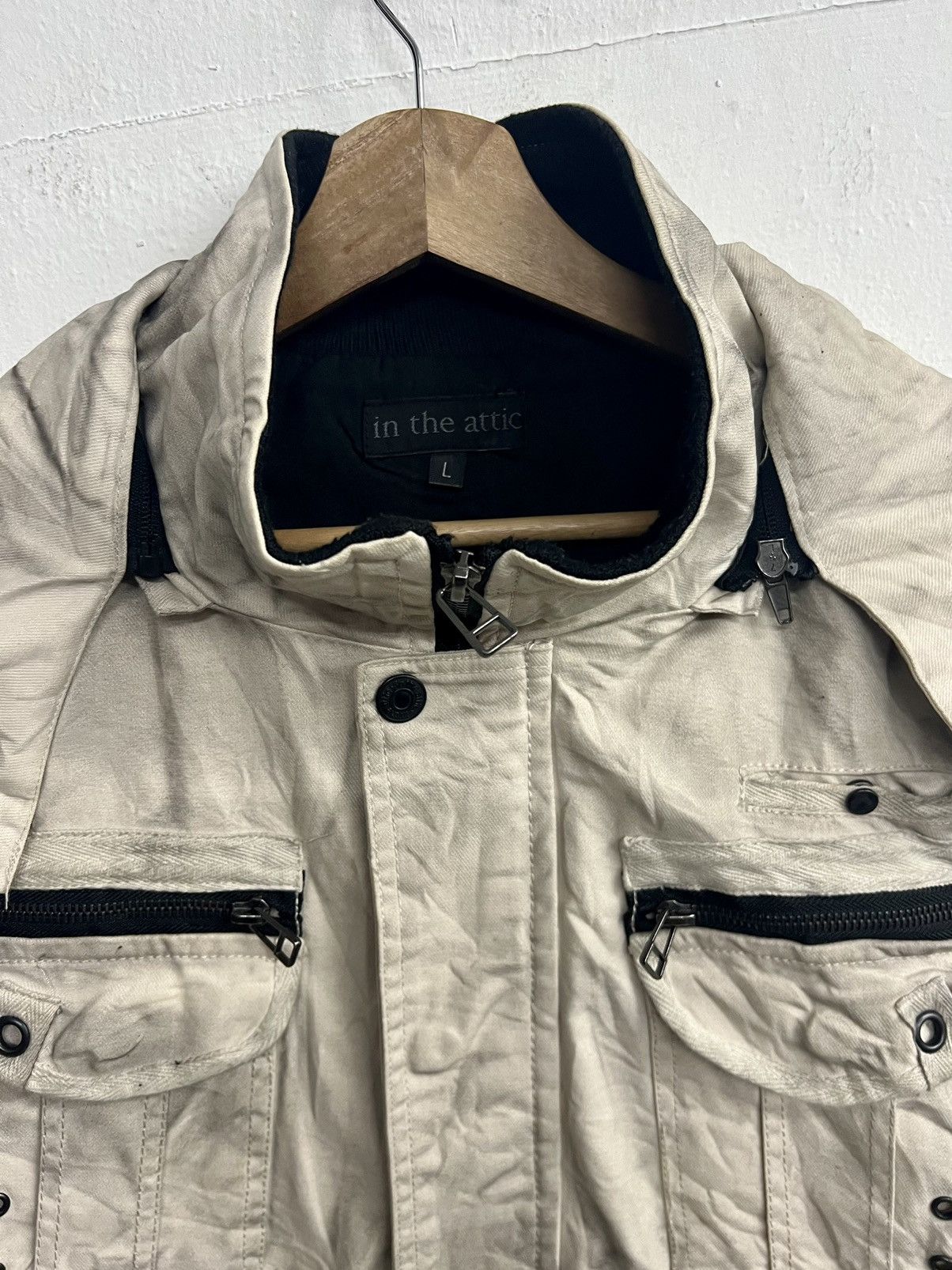 If Six Was Nine Y2K In The Attic Smoke Design Jacket Size US L / EU 52-54 / 3 - 5 Thumbnail