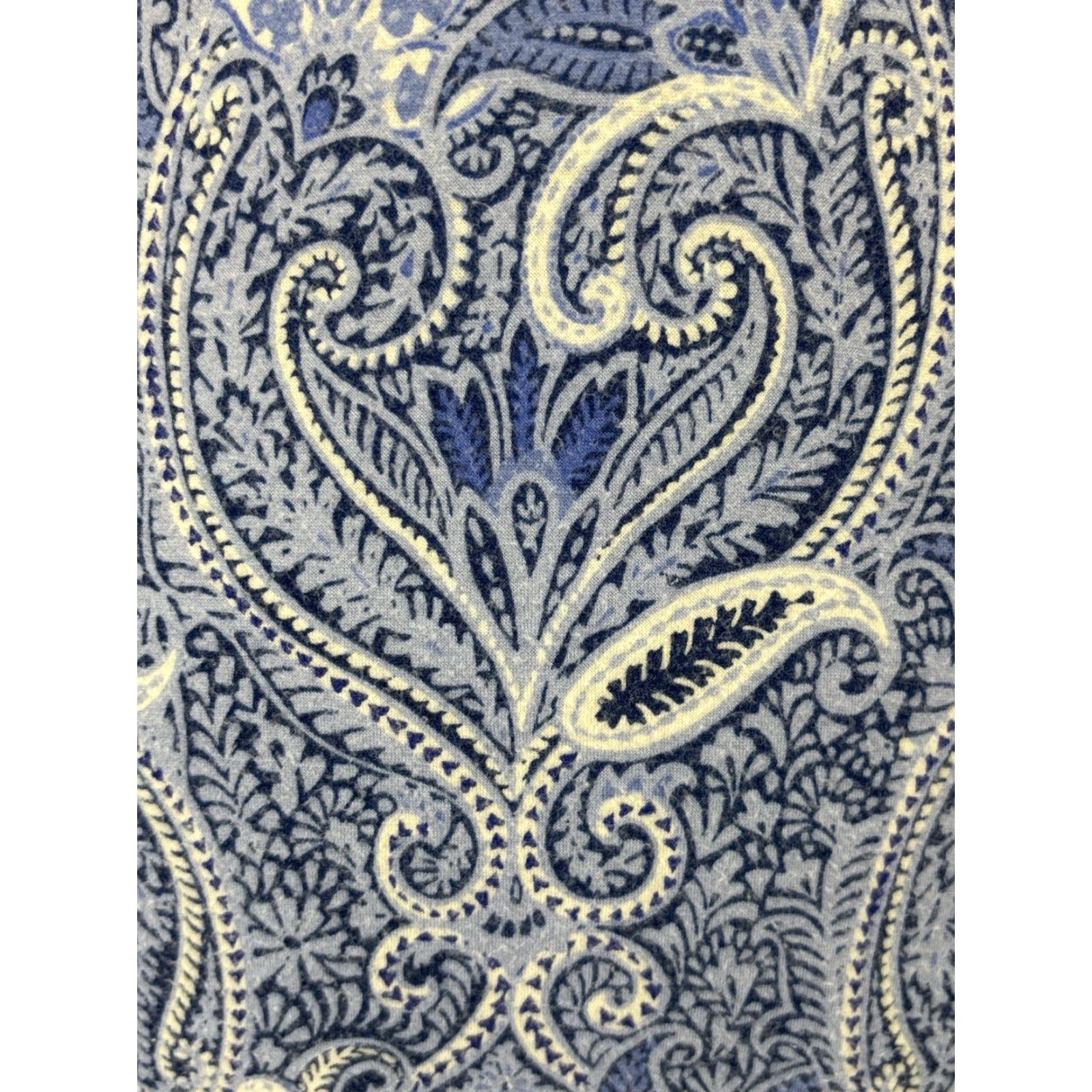 Talbots Talbots Maxi Dress Sz S Blue Paisley Jersey V-Neck Sleeveless Stretch Pullover Casual Womens Size S / US 4 / IT 40 - 6 Thumbnail