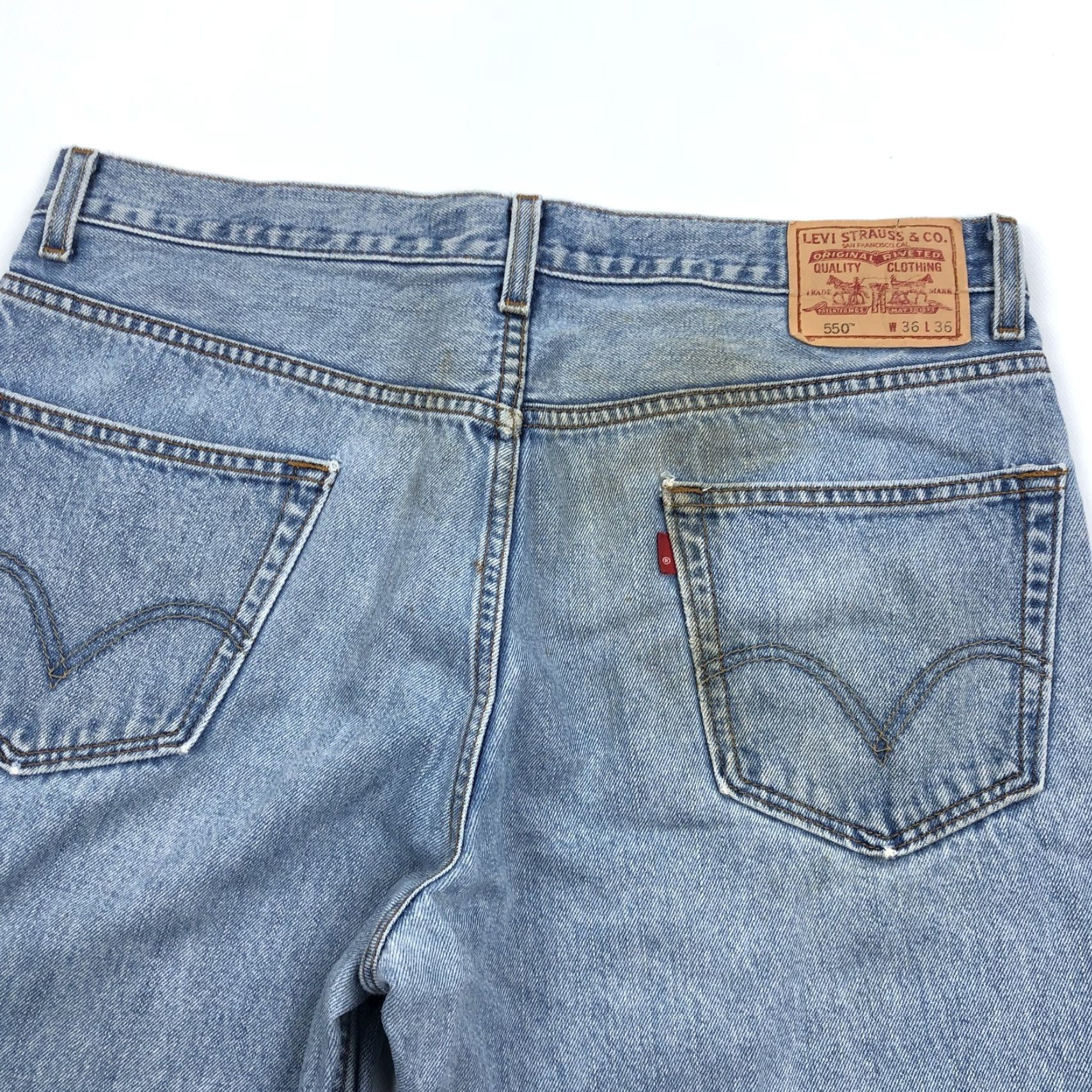 Levi's VINTAGE Levi's 550 Relaxed Fit Jeans Size US 36 / EU 52 - 6 Thumbnail