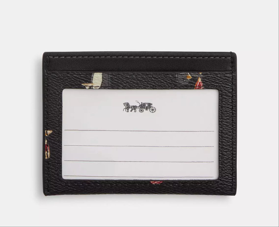 Coach Slim Id Card Case With Penguin Print CCP96 Size ONE SIZE - 7 Thumbnail