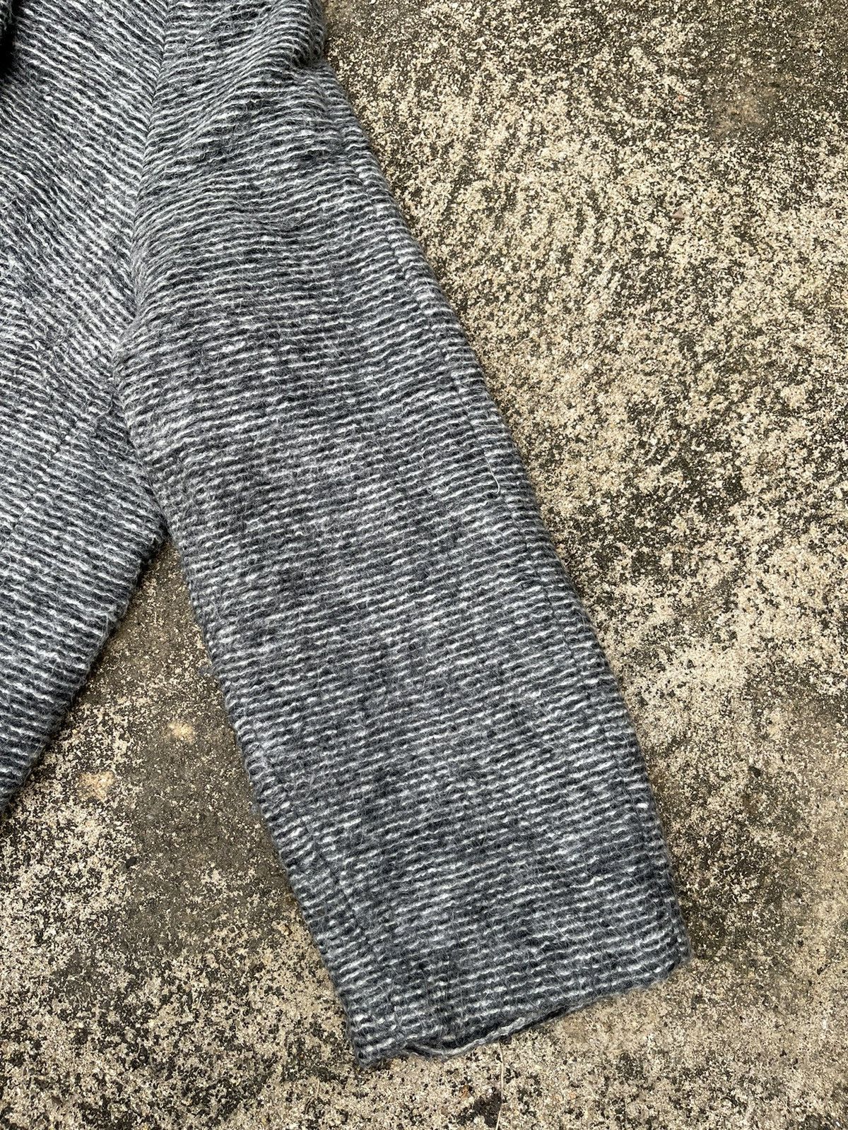 Japanese Brand Nouvelle et Chic Hooded Wool Blend Coat 38 Gray Size XS / US 0-2 / IT 36-38 - 6 Thumbnail