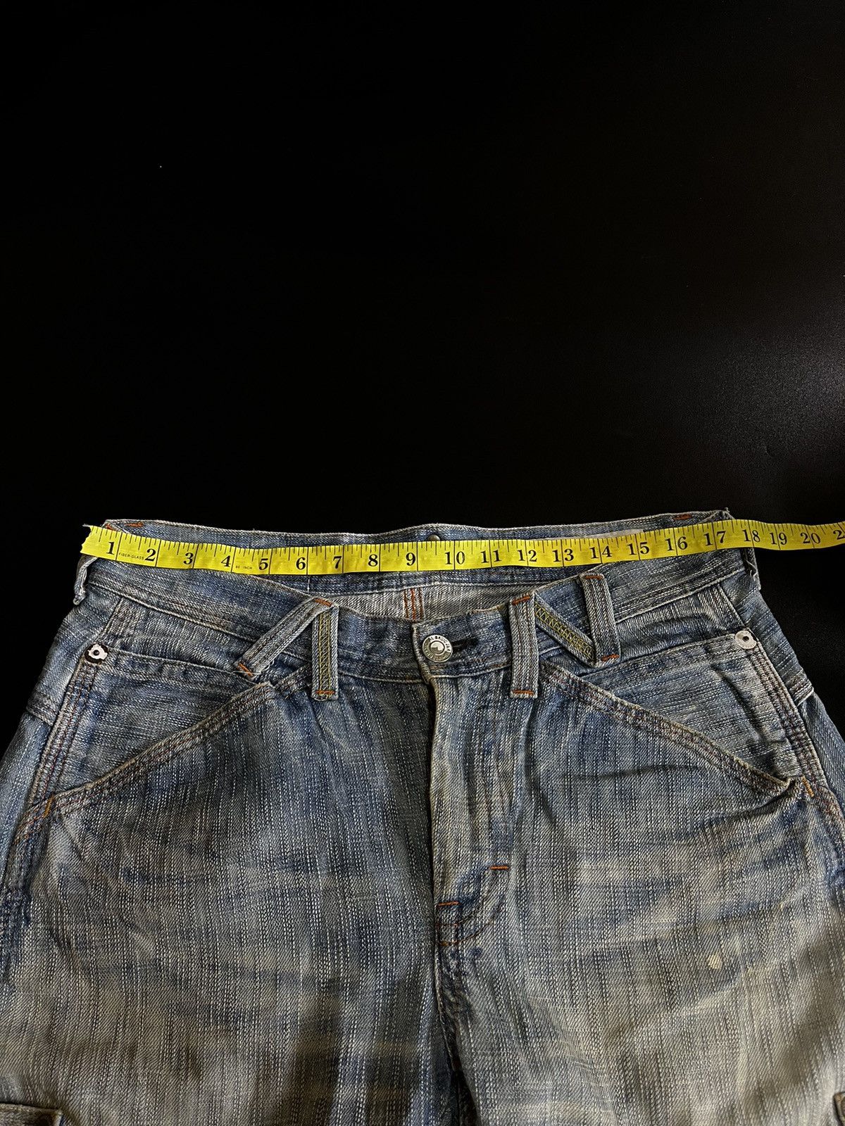 If Six Was Nine × Japanese Brand × Le Grande Bleu (L.G.B.) japanese brand genoeae cargos jeans pant Size US 32 / EU 48 - 10 Thumbnail
