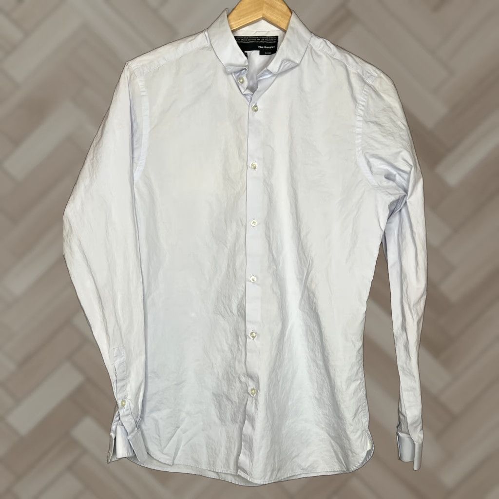 The Kooples The Kooples Button-Up Shirt Mens Blue Long Sleeve M Medium Cotton Size US M / EU 48-50 / 2 - 1 Thumbnail