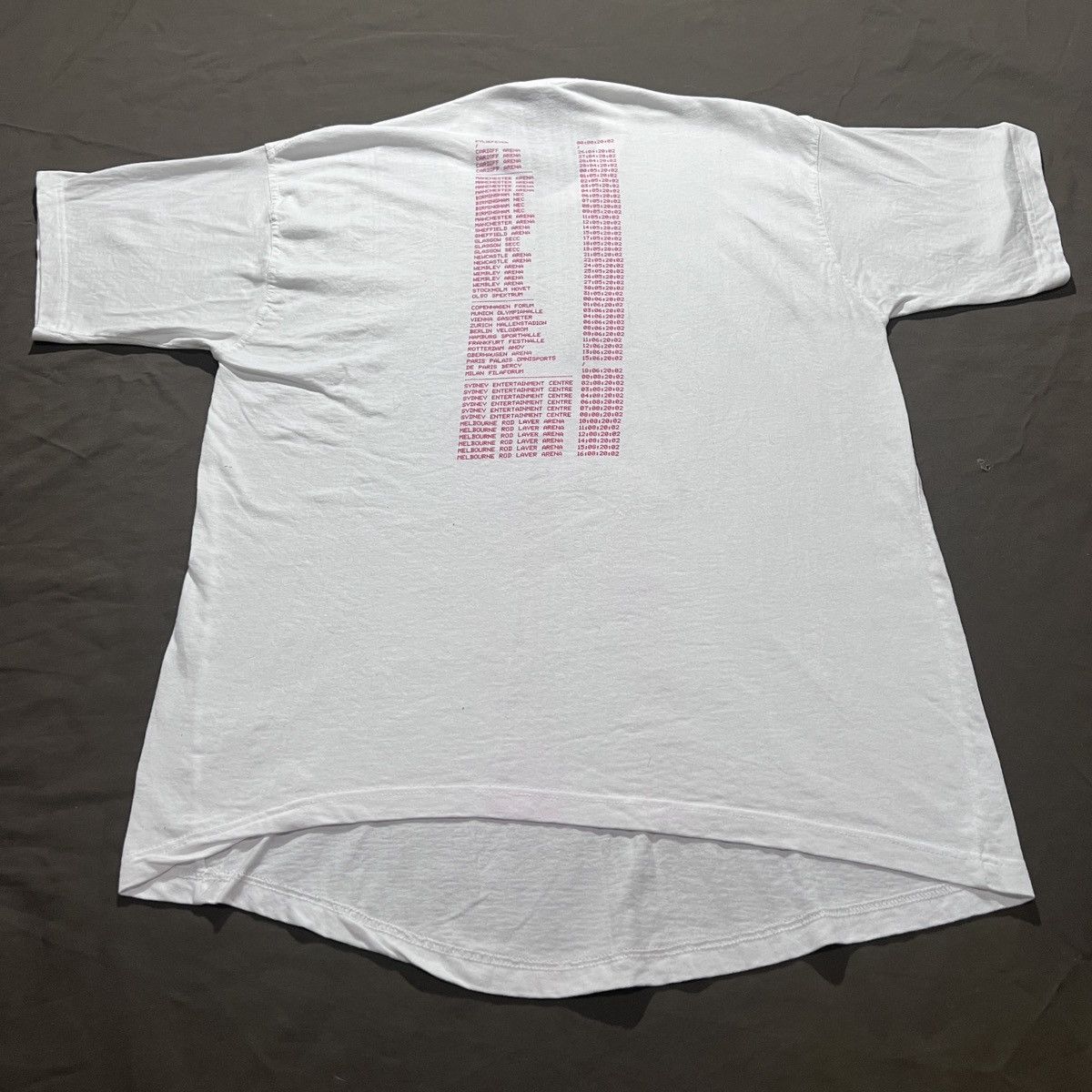 Band Tees Vintage 2002 Kylie Minogue Concert Tour Tee XL Dance-pop Size US XL / EU 56 / 4 - 9 Thumbnail