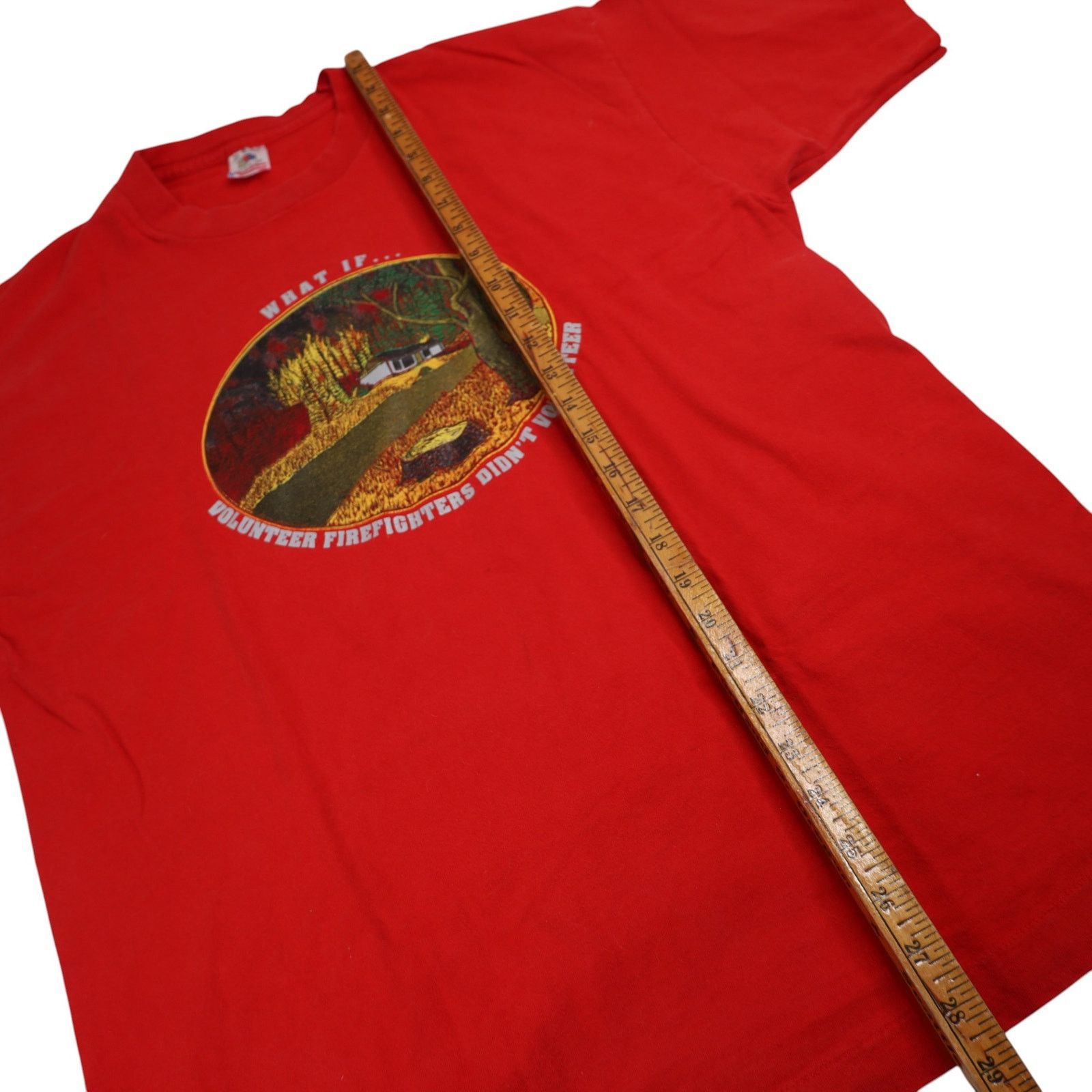 Vintage Vintage West Point Fire Department Graphic T Shirt Size US XL / EU 56 / 4 - 8 Thumbnail