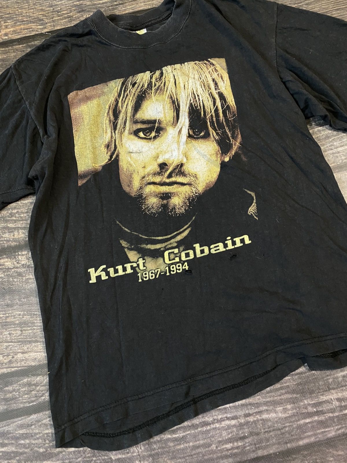 Band Tees 90’s Nirvana Kurt Cobain 1967-1994 Vintage Shirt Size US L / EU 52-54 / 3 - 2 Thumbnail