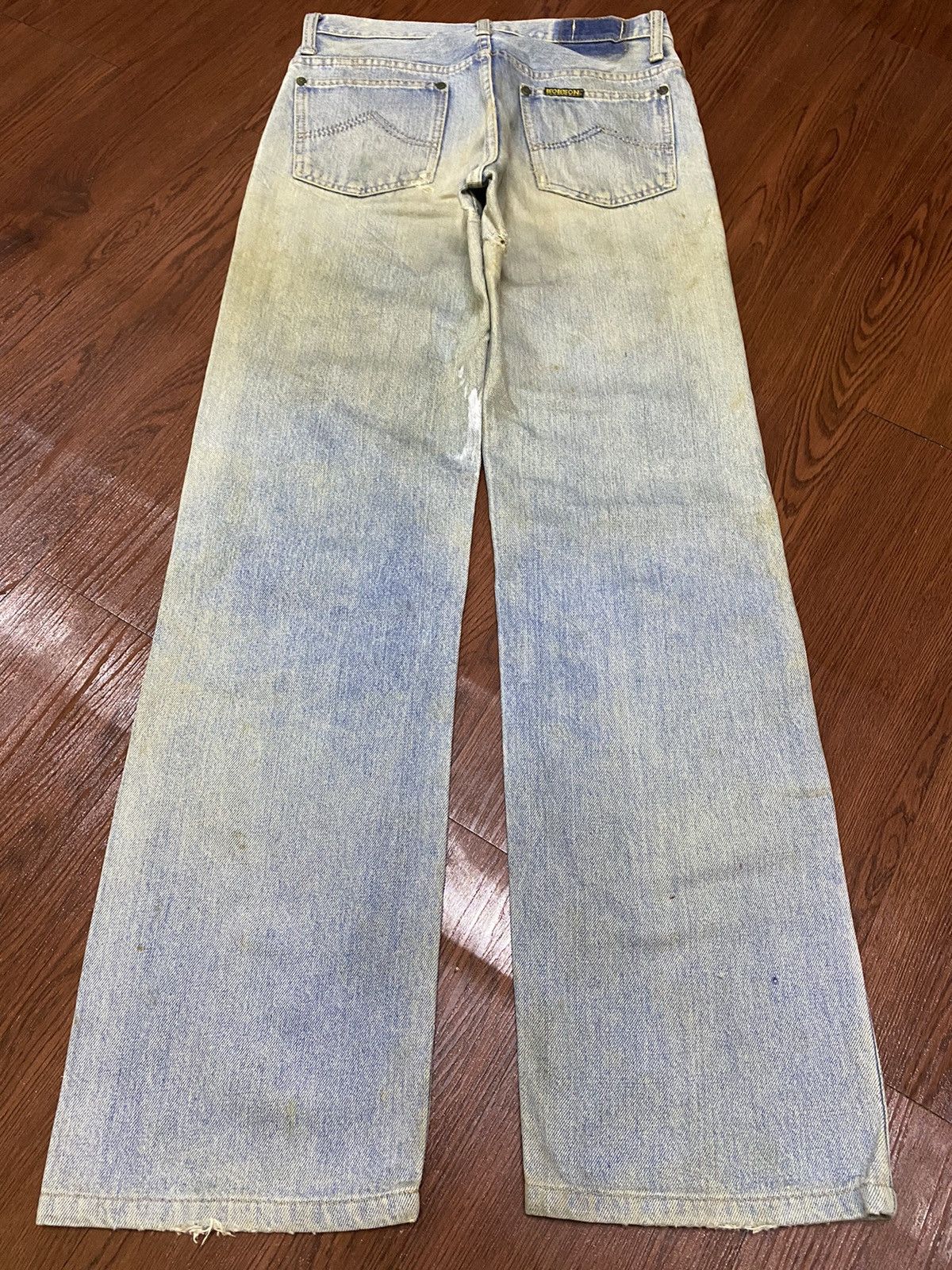 Other Vintage Japanese Brands Mud wash Distressed Loose Jeans Size US 29 - 2 Thumbnail