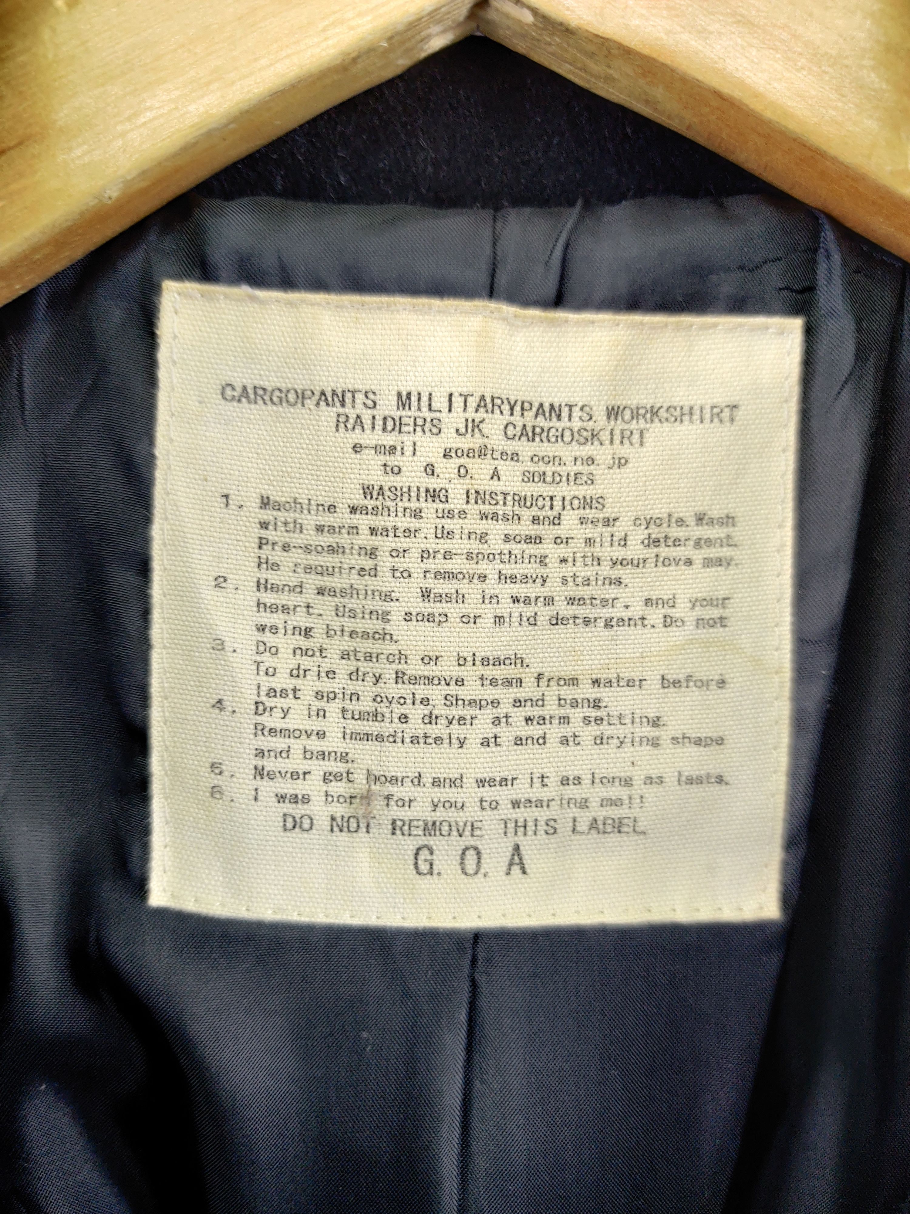 GOA Vintage GOA Wool Belted Long Coat Jacket Size US S / EU 44-46 / 1 - 8 Thumbnail